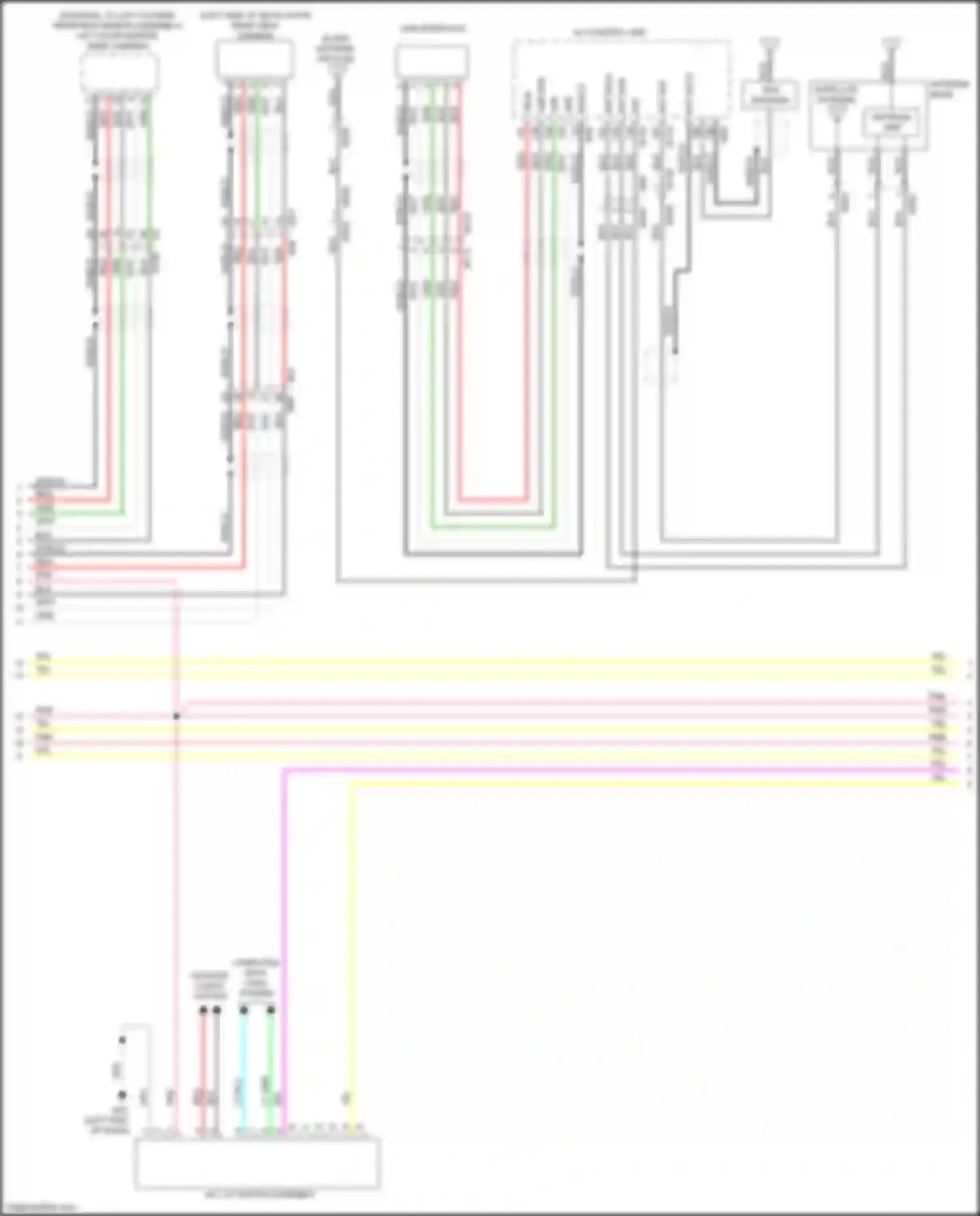 QX60 Infiniti I (2013-2016): Navigation circuit, hybrid w/ surround (9 of 13)