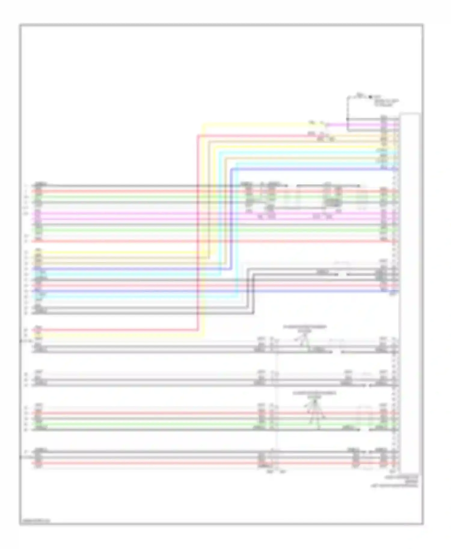 QX60 Infiniti I (2013-2016): Navigation circuit, hybrid with surround (13 of 13)