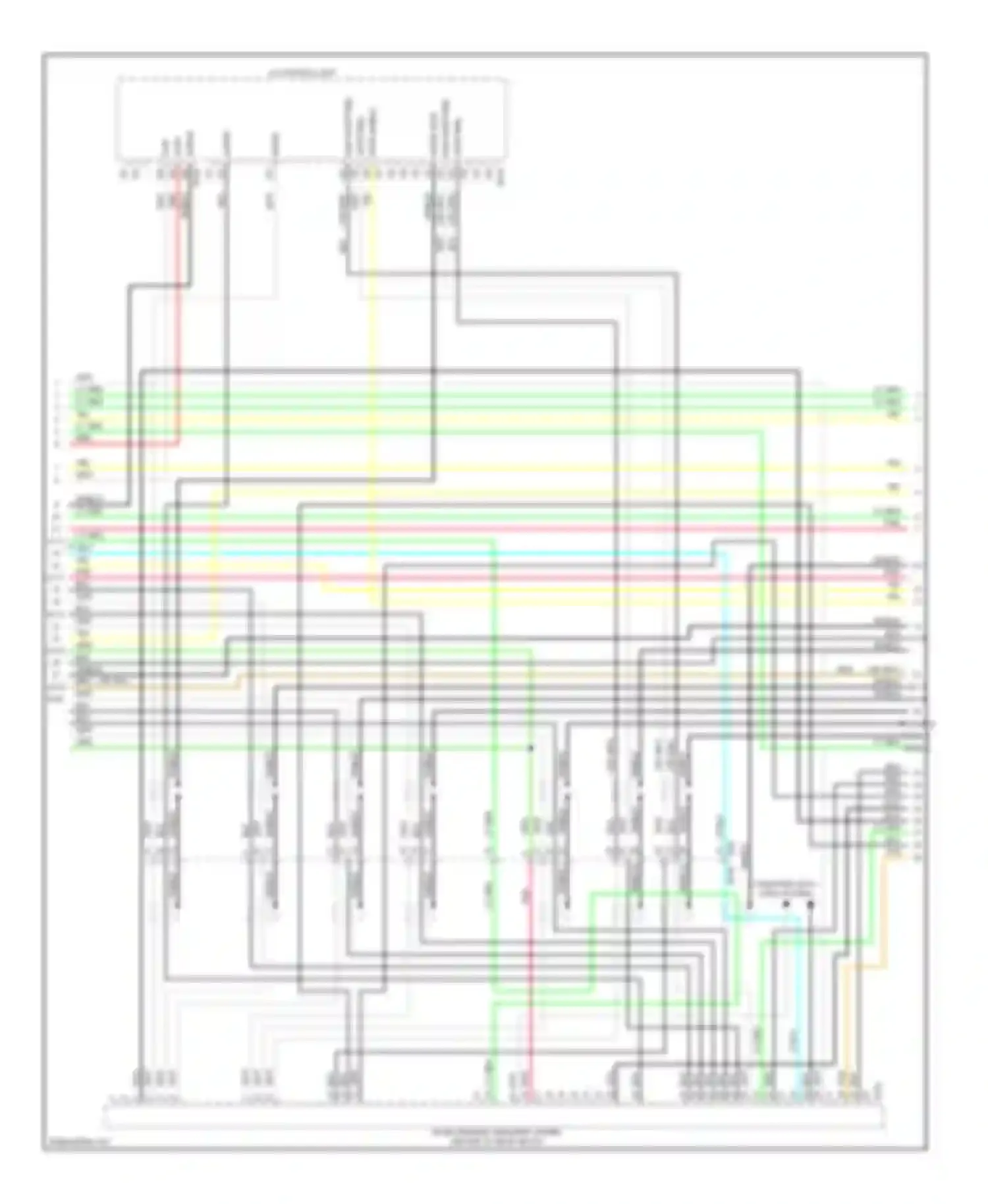 QX60 Infiniti I (2013-2016): Navigation circuit, hybrid with surround (4 of 13)