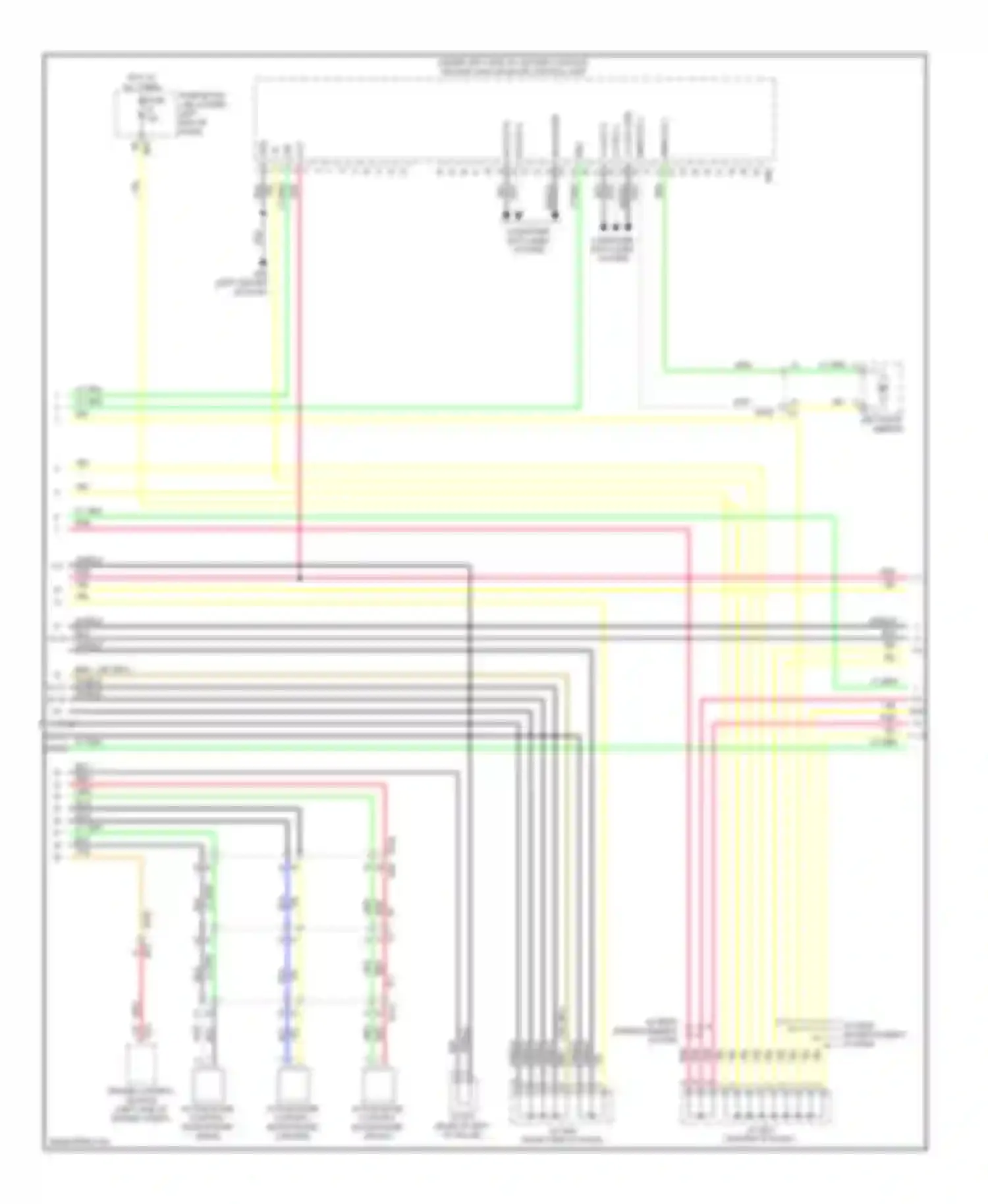 QX60 Infiniti I (2013-2016): Navigation circuit, hybrid with surround (5 of 13)