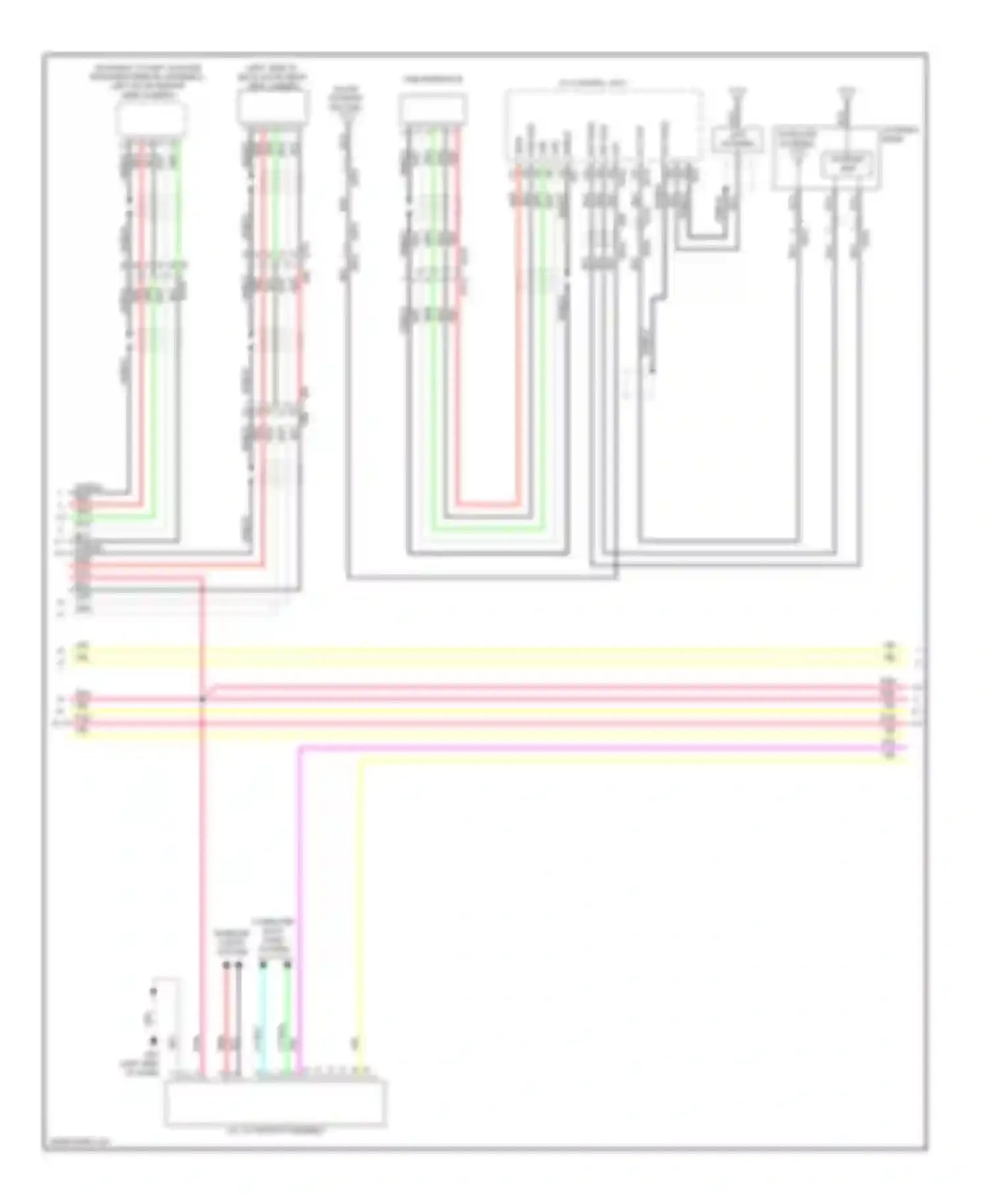 QX60 Infiniti I (2013-2016): Navigation circuit, hybrid with surround (9 of 13)