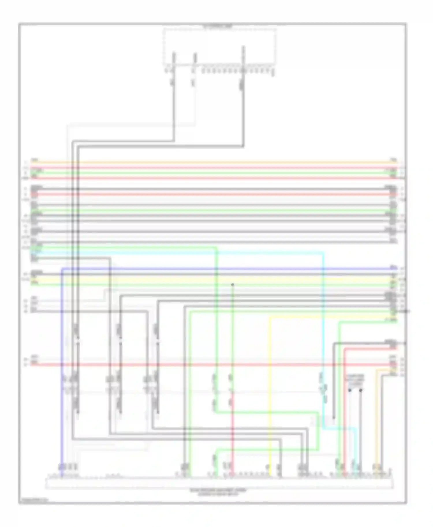 QX60 Infiniti I (2013-2016): Navigation circuit, hybrid without surround (2 of 12)