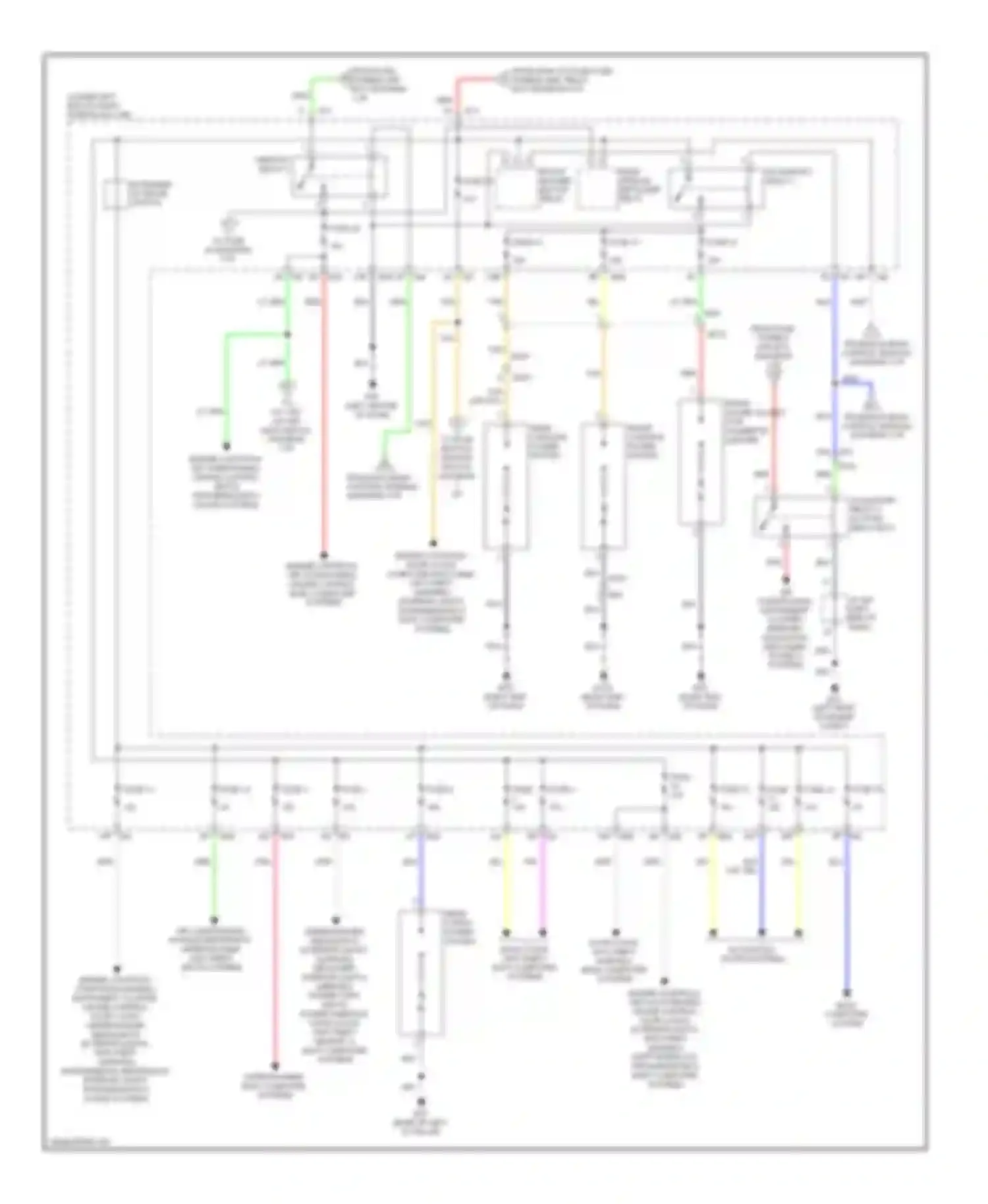 QX60 Infiniti I (2013-2016): Power distribution circuit, hybrid (2 of 4)