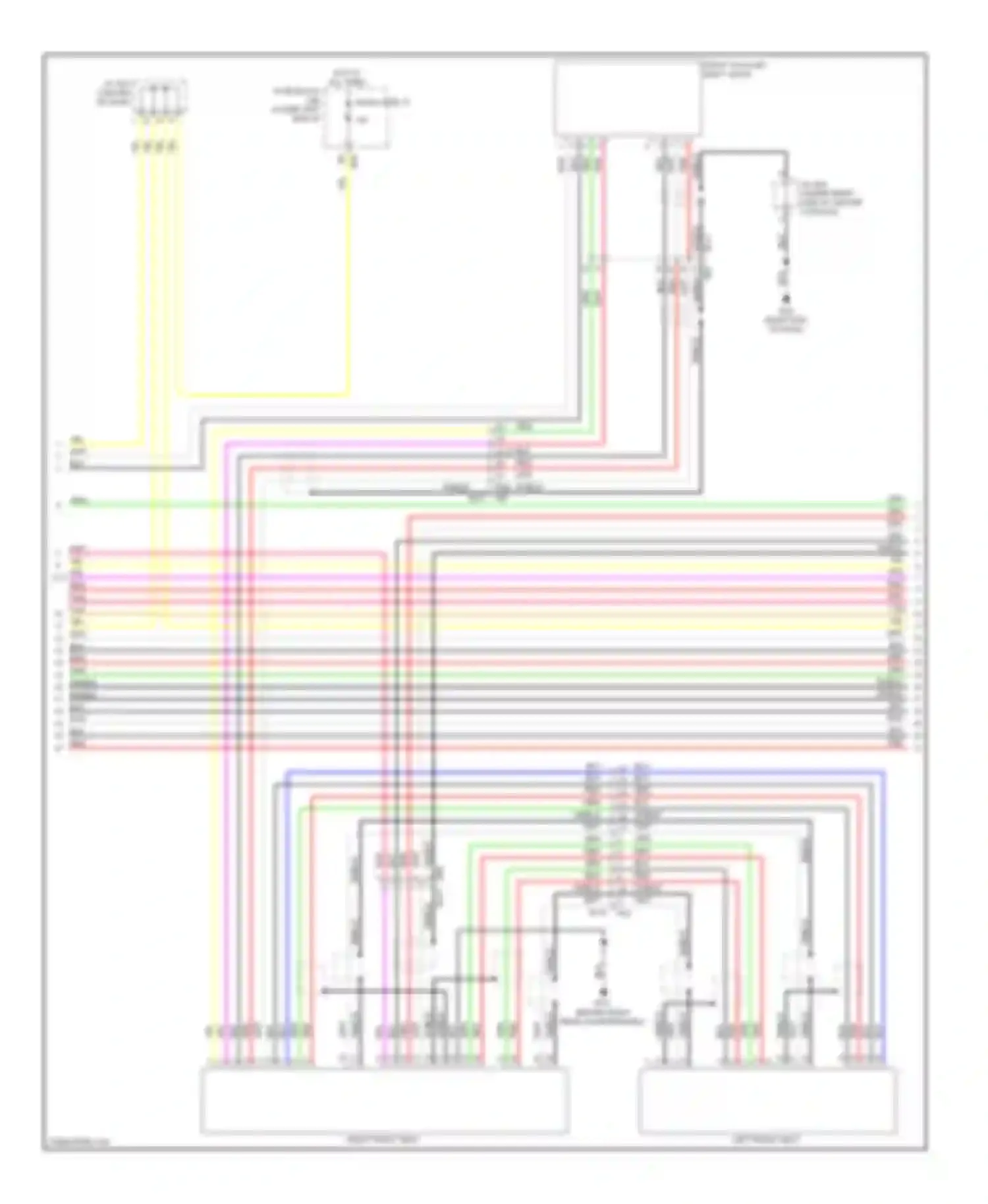 QX60 Infiniti I (2013-2016): Base radio circuit, except hybrid (3 of 4)