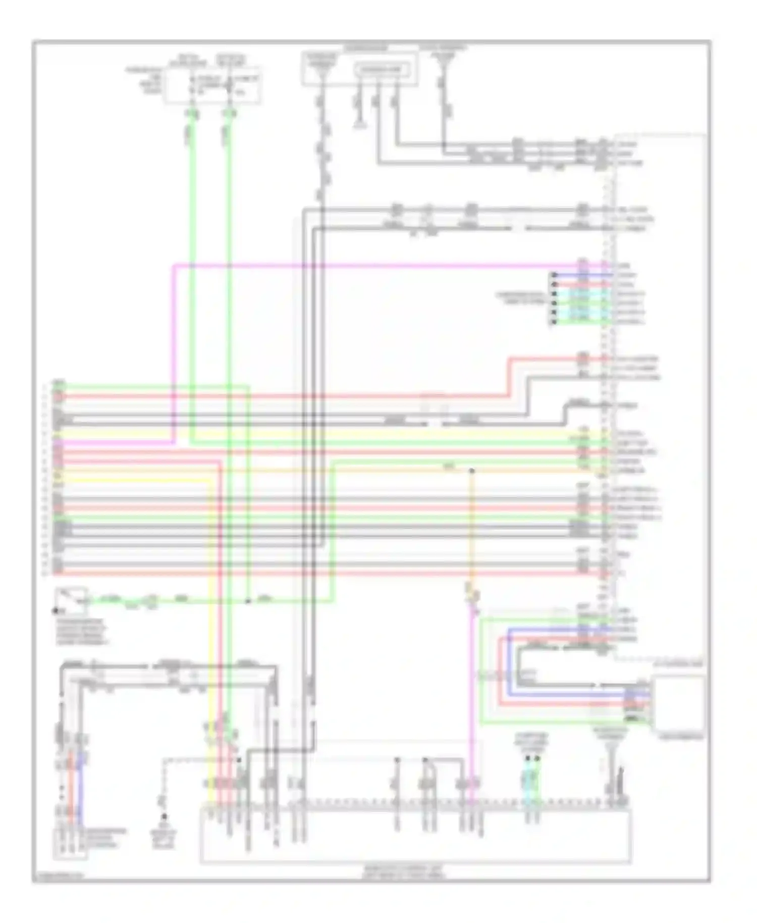 QX60 Infiniti I (2013-2016): Base radio circuit, except hybrid (4 of 4)