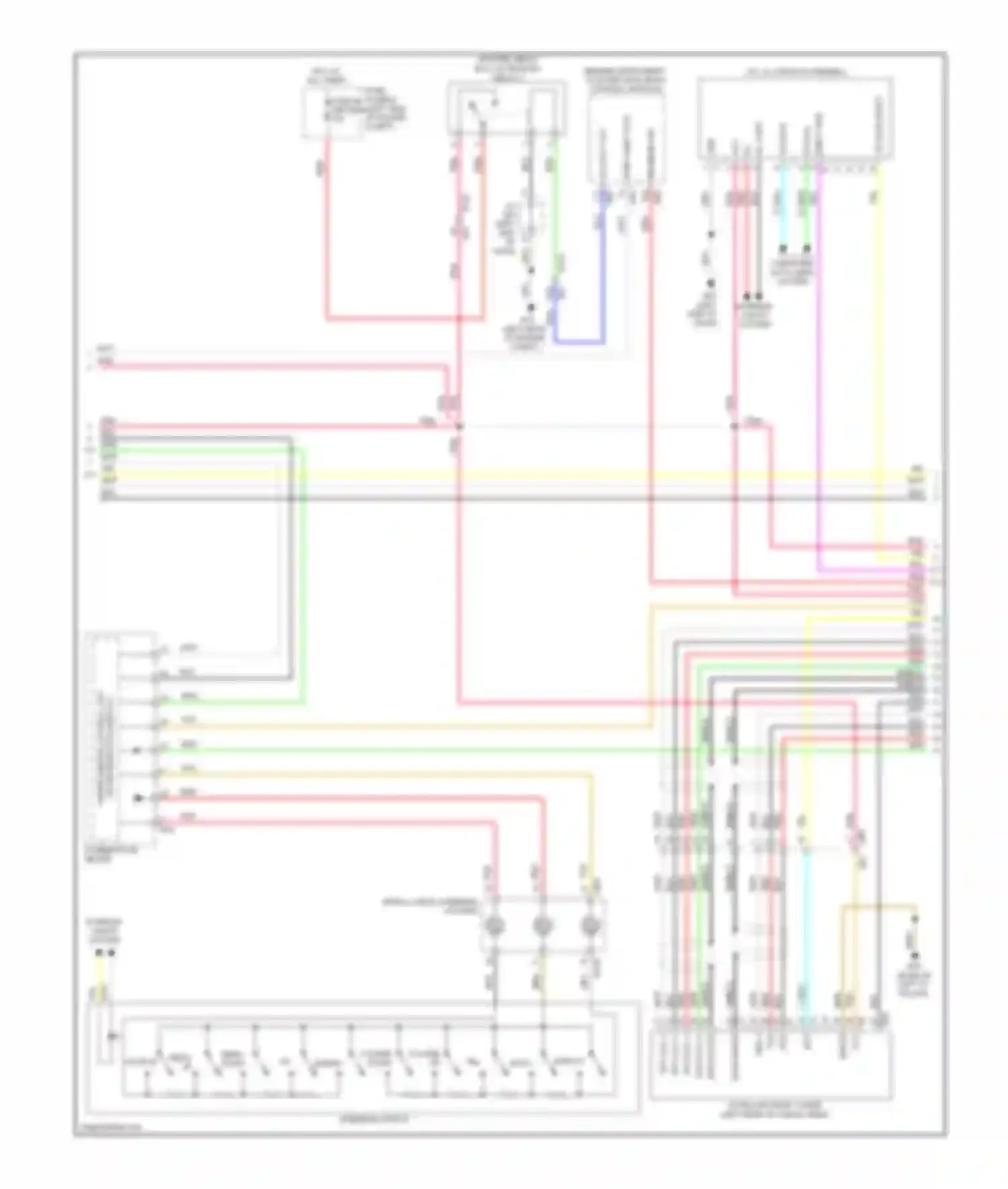 QX60 Infiniti I (2013-2016): Base radio circuit, hybrid (3 of 5)