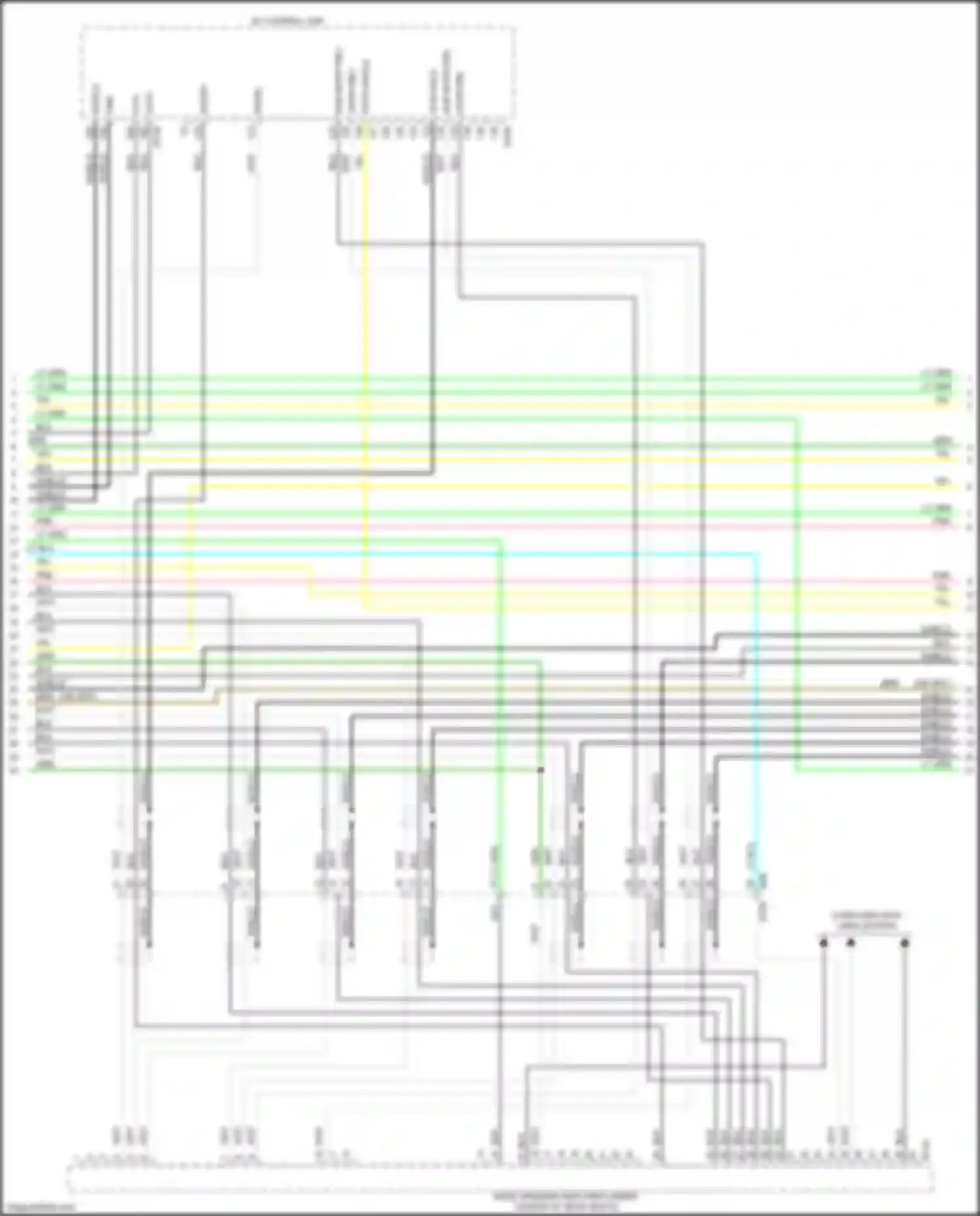 QX60 Infiniti I (2013-2016): Bose radio circuit, except hybrid w/ navigation & surround (4 of 13)