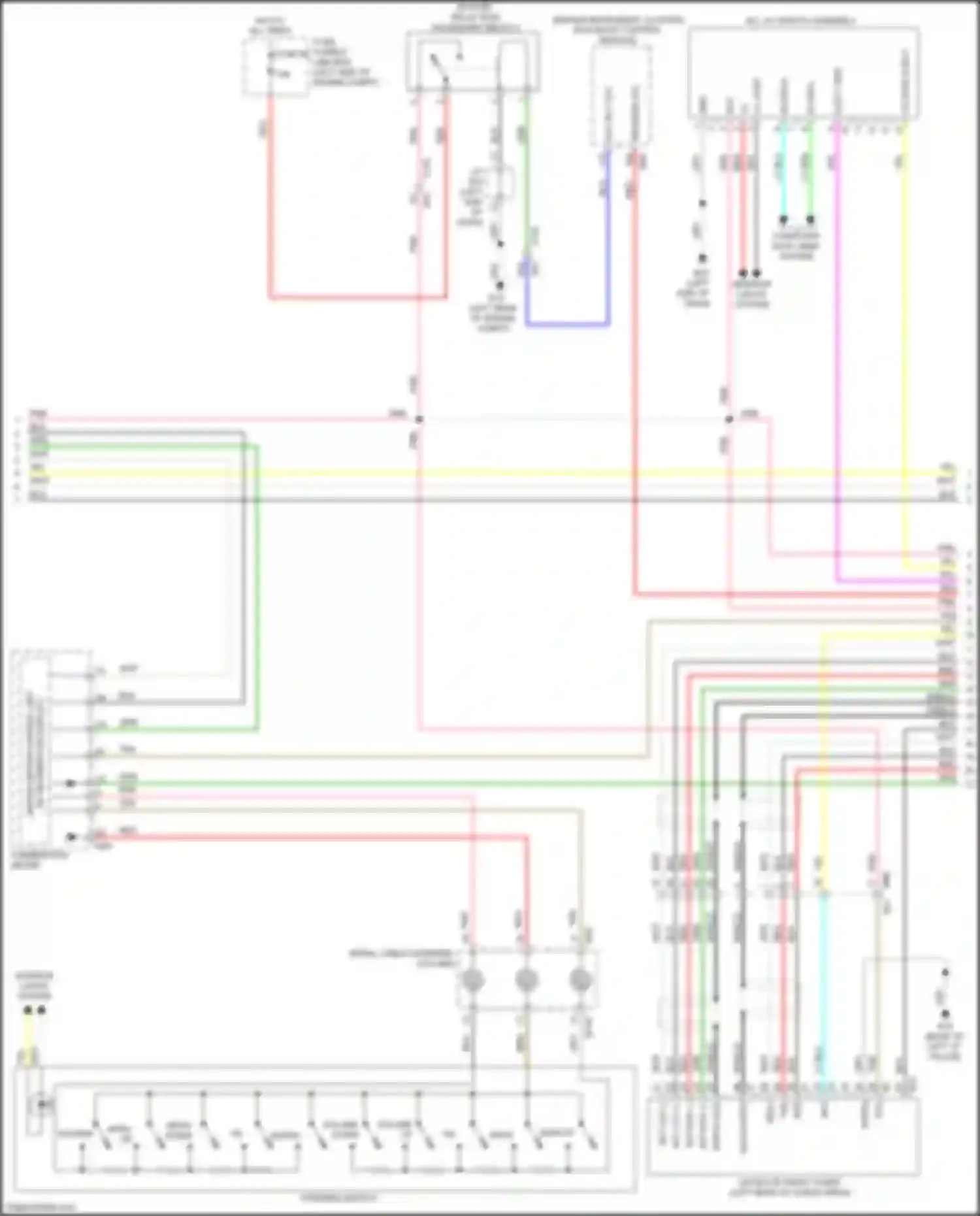 QX60 Infiniti I (2013-2016): Bose radio circuit, w/o navigation (4 of 6)