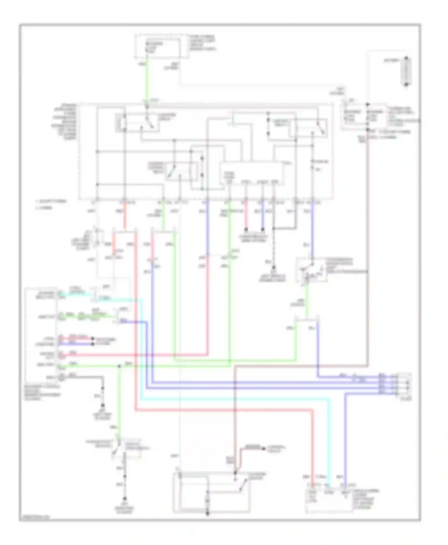 QX60 Infiniti I (2013-2016): Starting circuit