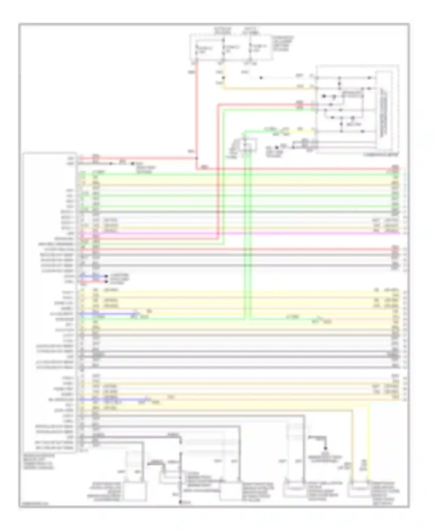 QX60 Infiniti I (2013-2016): Supplemental restraints circuit (1 of 3)