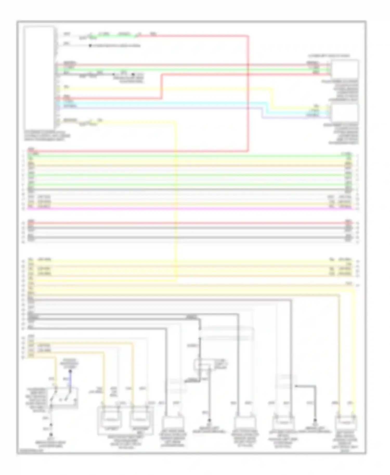 QX60 Infiniti I (2013-2016): Supplemental restraints circuit (2 of 3)