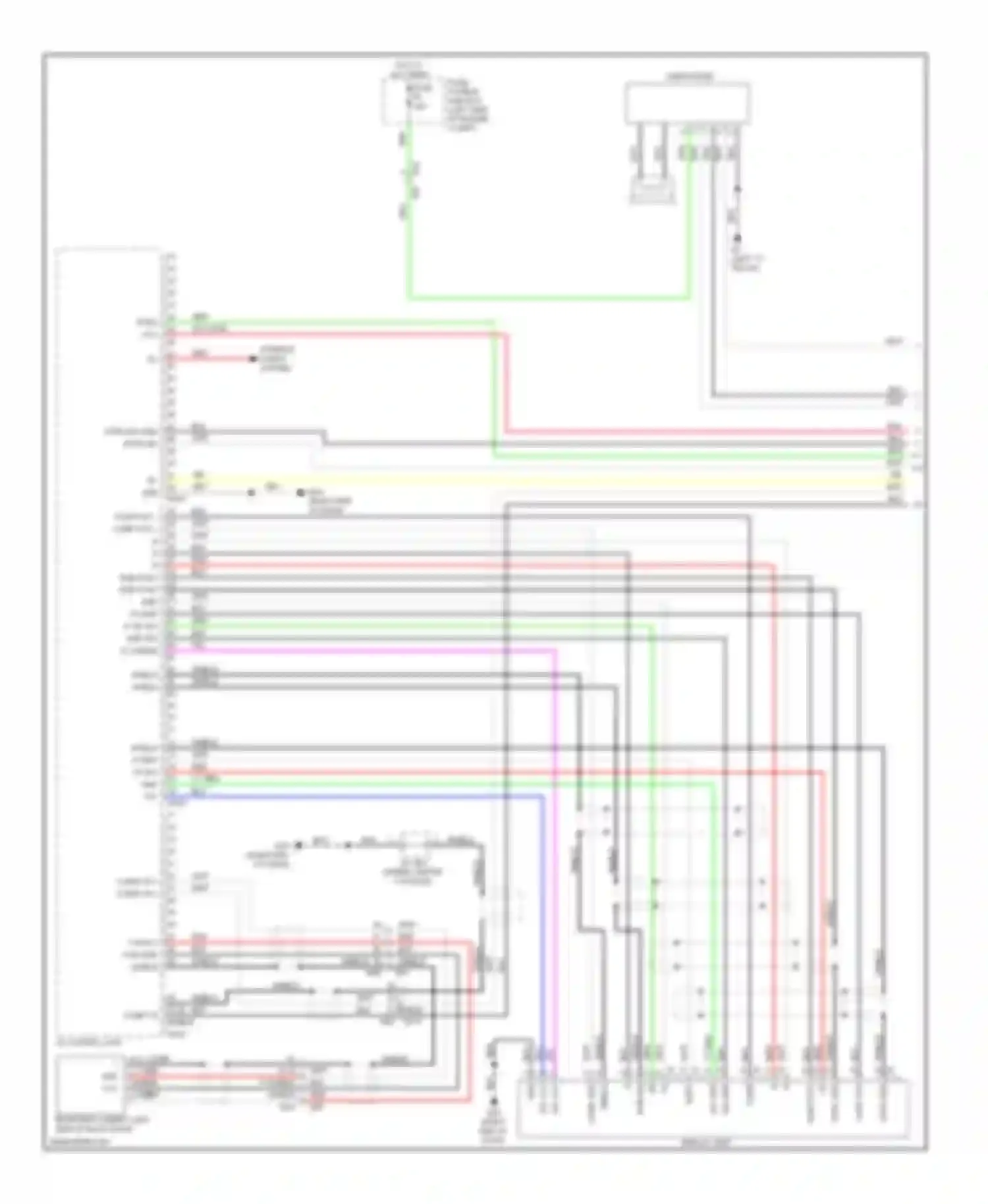 Wiring diagram 4 3 2 1 shield comp - comp + gnd vcc for Infiniti QX60 I (2013-2016) (2 of 2)