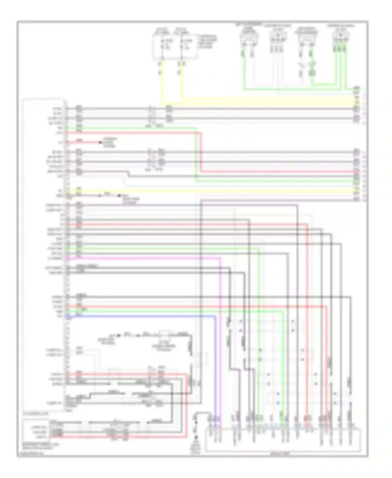 Wiring diagram 4 3 2 1 shield shield for Infiniti QX60 I (2013-2016) (1 of 1)