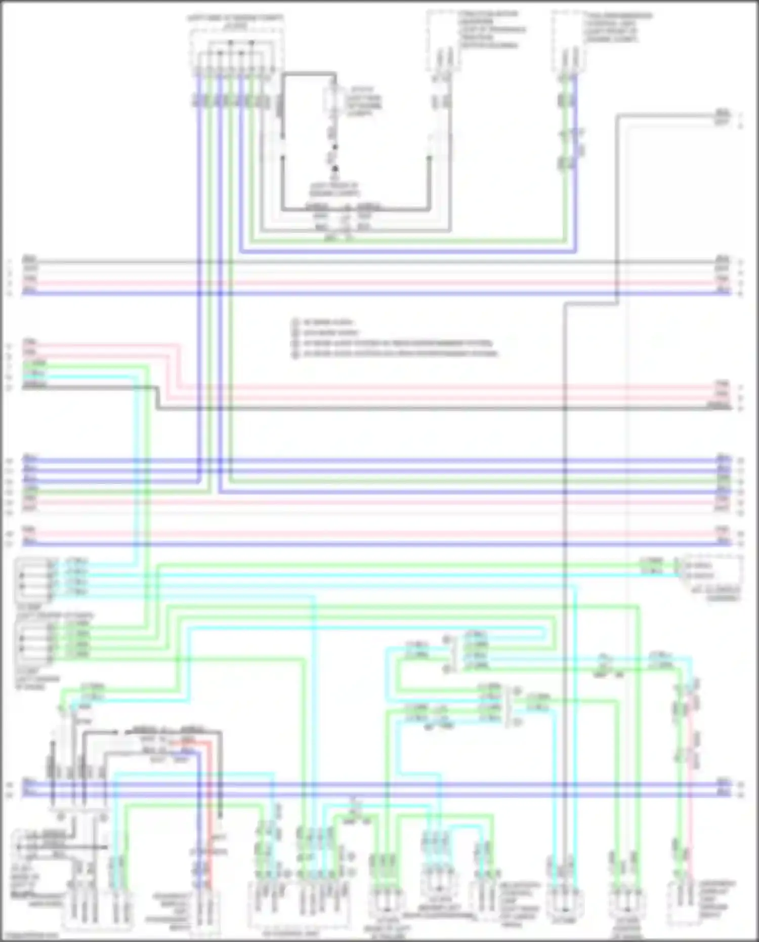 Wiring diagram a/c, av switch assembly for Infiniti QX60 I (2013-2016) (16 of 38)