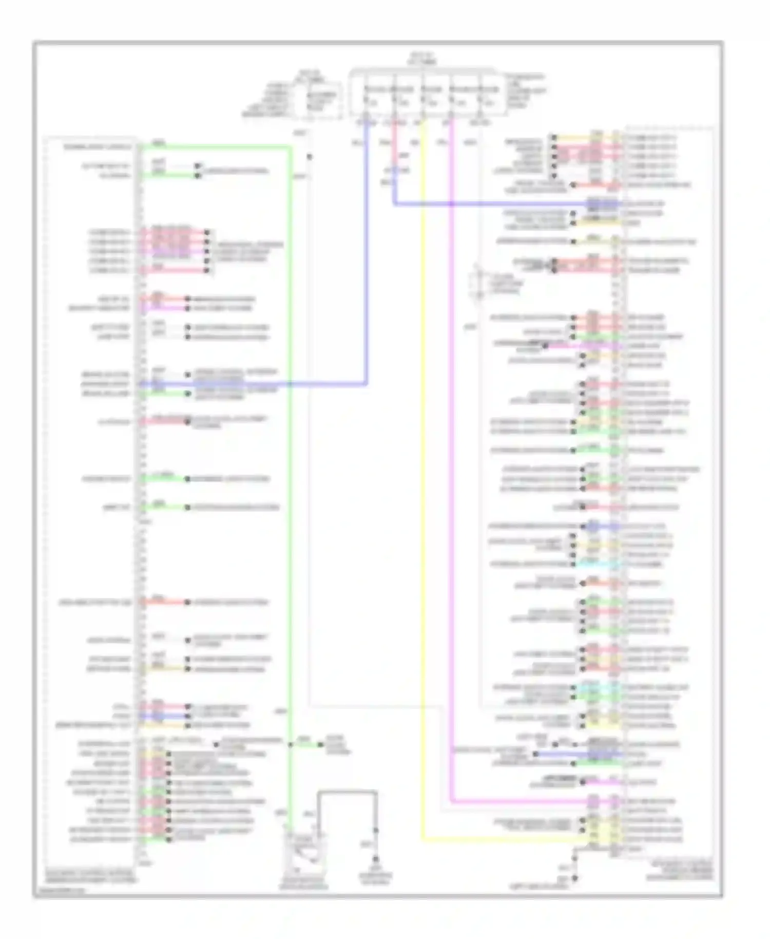 Wiring diagram a/l signal for Infiniti QX60 I (2013-2016) (1 of 3)