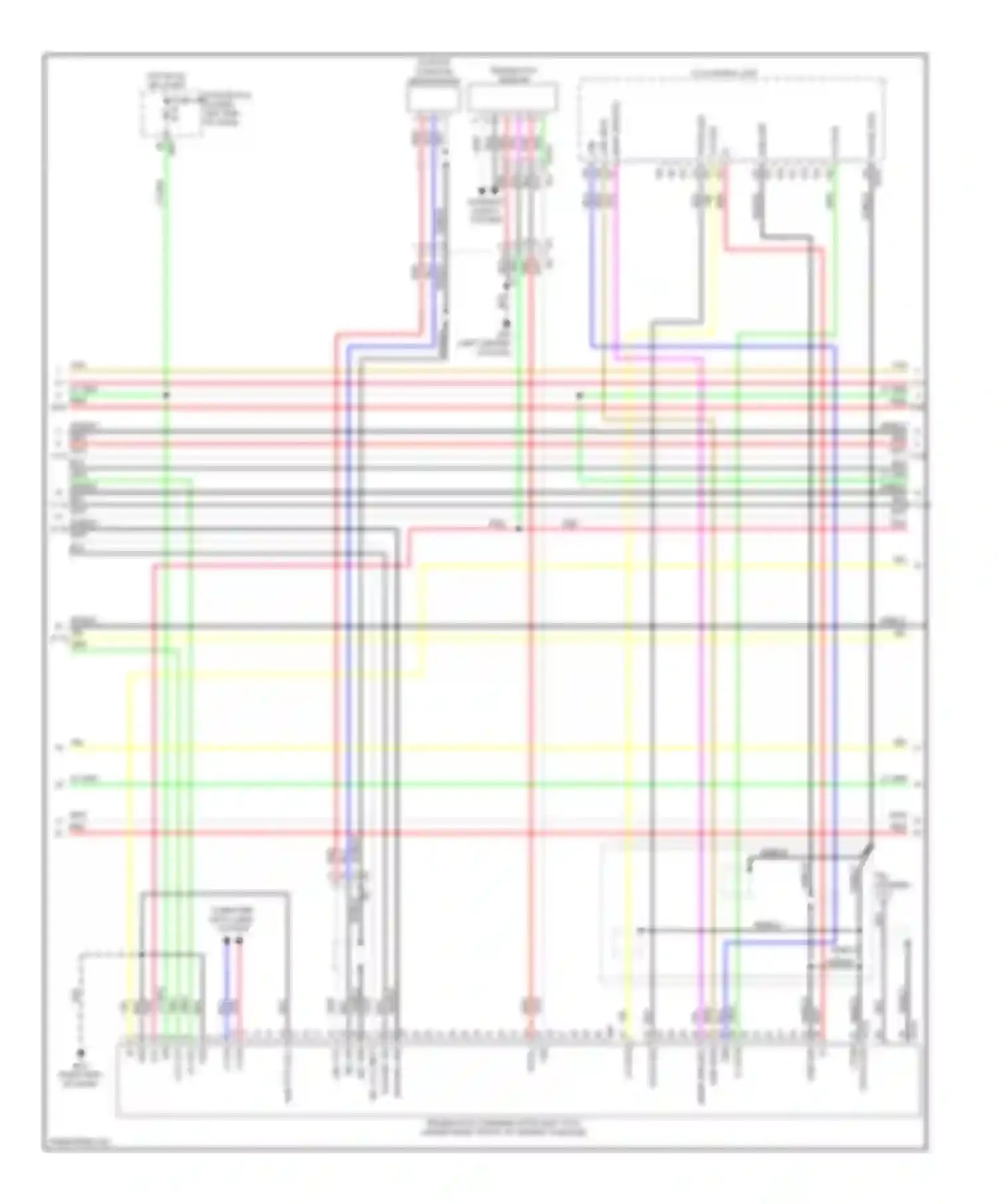 Wiring diagram aud typ con 1 for Infiniti QX60 I (2013-2016) (1 of 4)