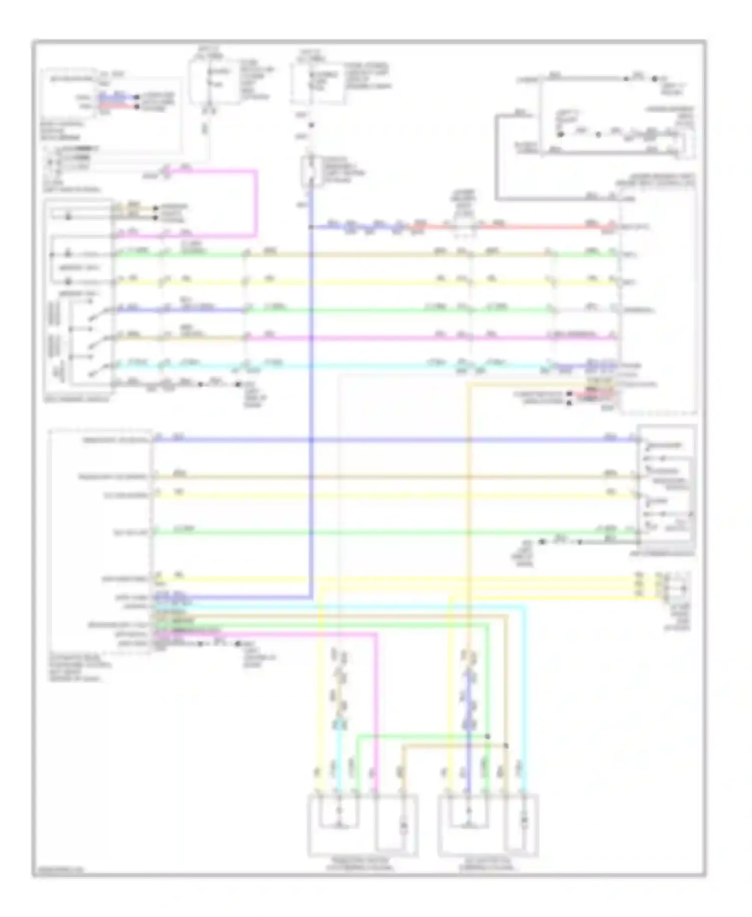 Wiring diagram bat bcm fuse for Infiniti QX60 I (2013-2016) (4 of 5)