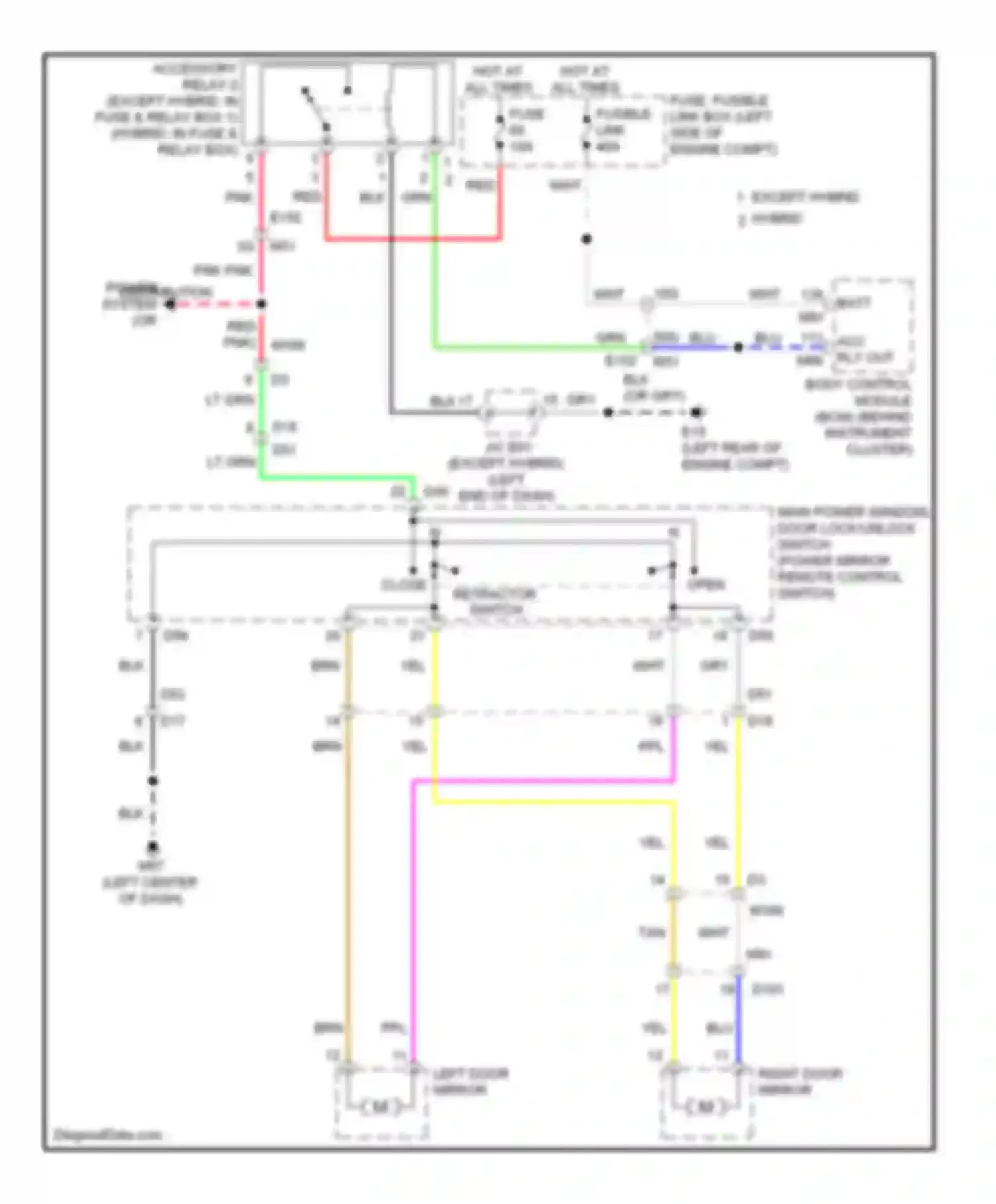 Wiring diagram blk for Infiniti QX60 I (2013-2016) (311 of 375)