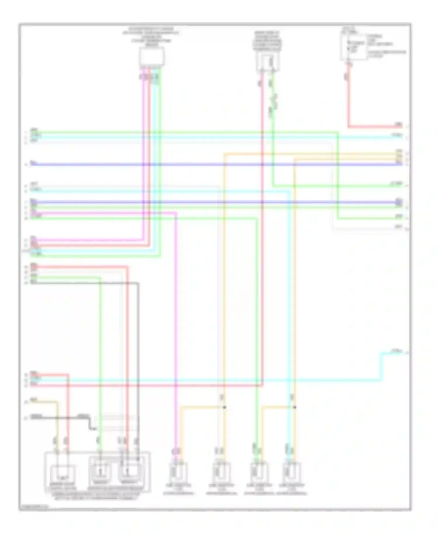 Wiring diagram bypass valve control motor for Infiniti QX60 I (2013-2016) (1 of 1)