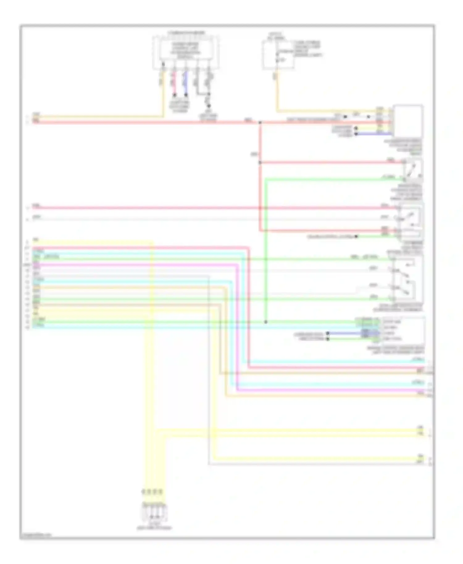 Wiring diagram combination meter for Infiniti QX60 I (2013-2016) (40 of 58)