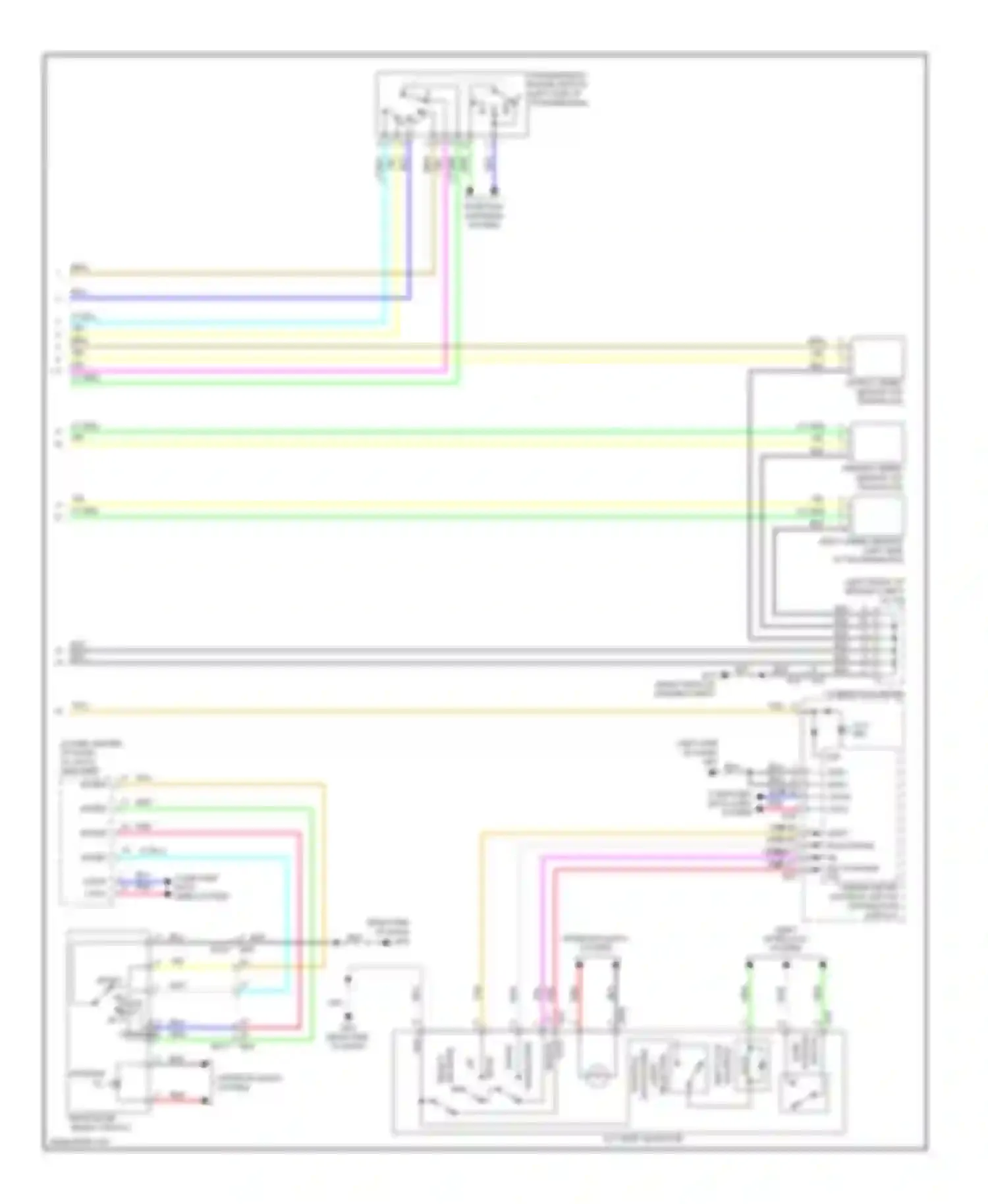 Wiring diagram cvt ind for Infiniti QX60 I (2013-2016) (1 of 2)