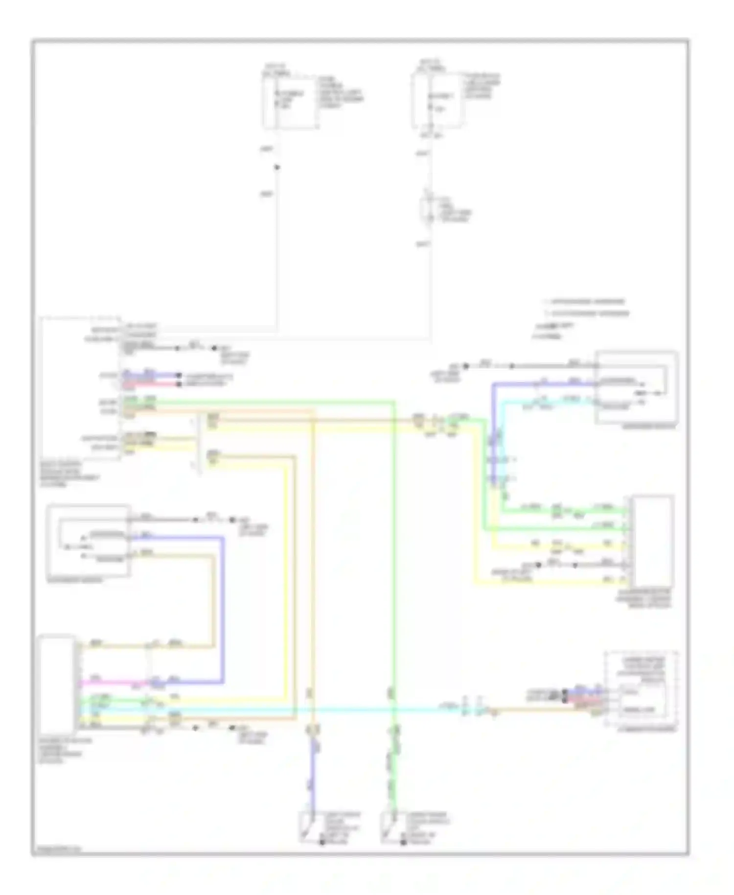 Wiring diagram except hybrid 3 4 hybrid for Infiniti QX60 I (2013-2016) (1 of 1)