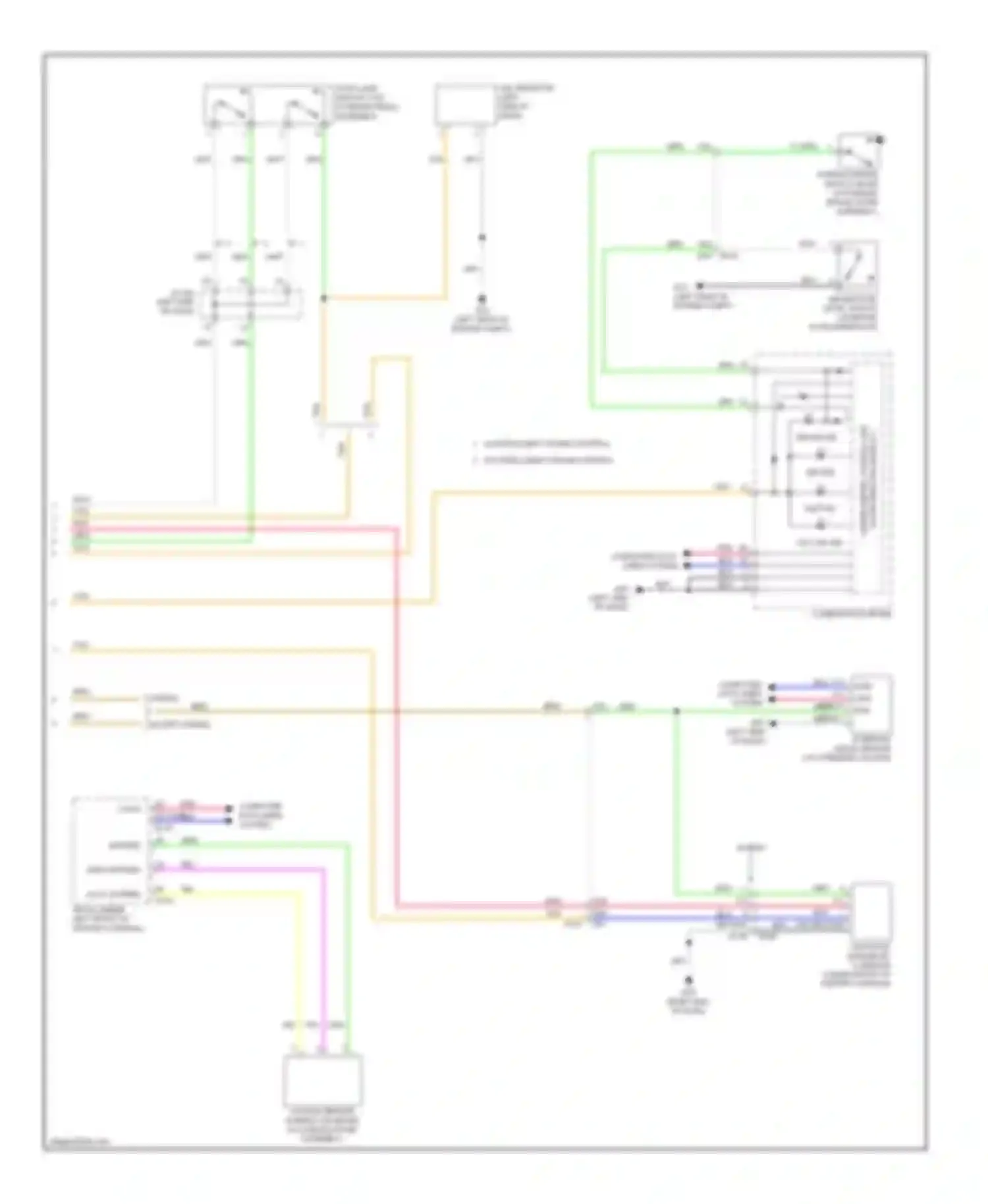 Wiring diagram fluid reservoir) for Infiniti QX60 I (2013-2016) (1 of 1)
