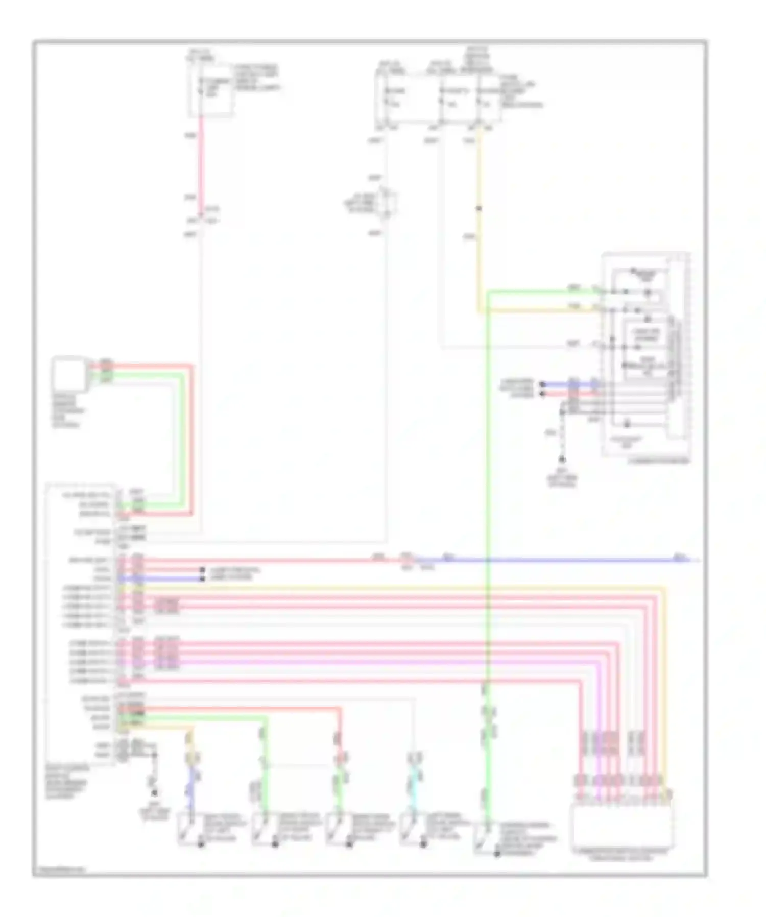 Wiring diagram fog light ind for Infiniti QX60 I (2013-2016) (2 of 4)