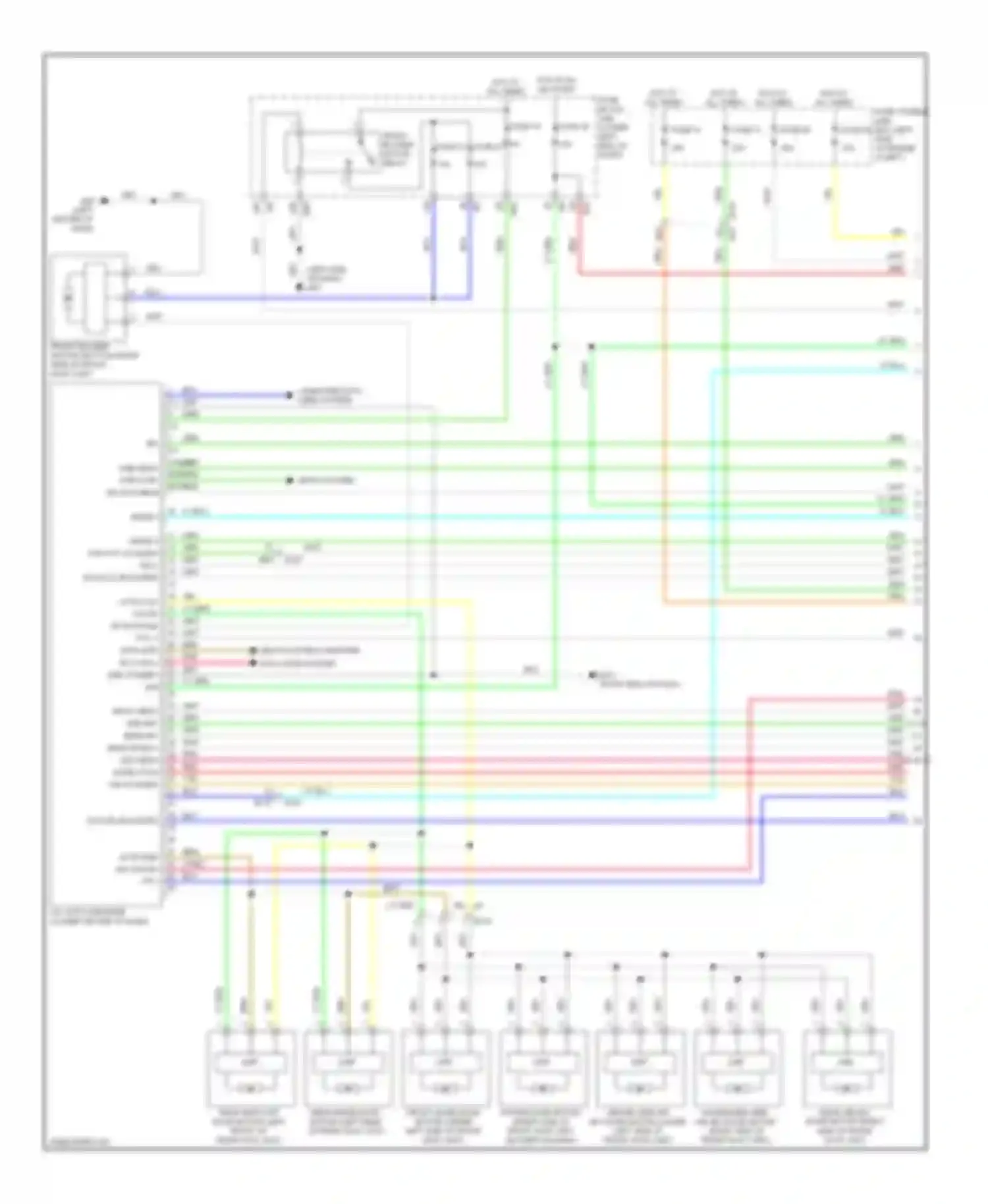 Wiring diagram fuse 71 for Infiniti QX60 I (2013-2016) (1 of 2)