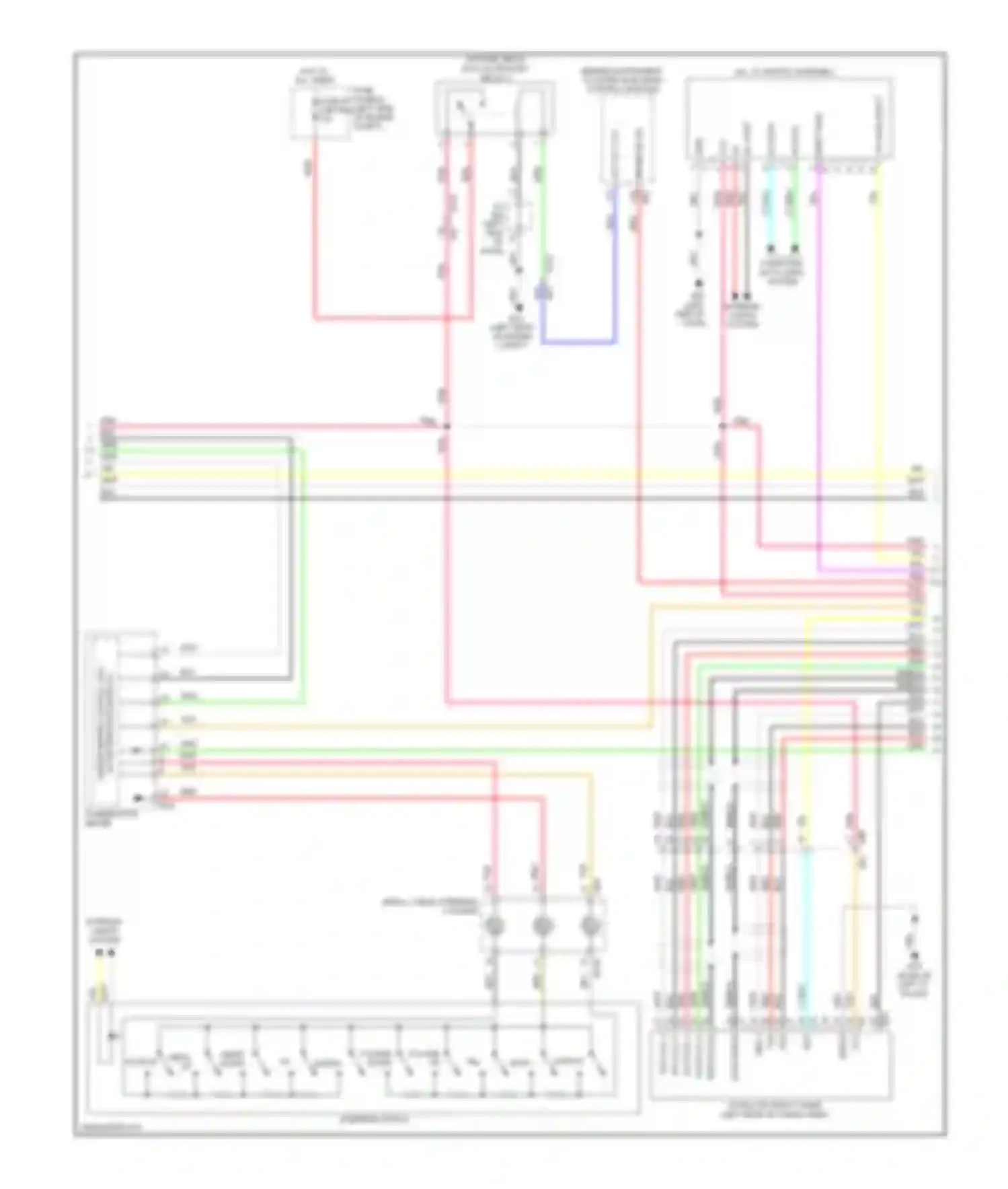 Wiring diagram fuse, fusible for Infiniti QX60 I (2013-2016) (2 of 5)