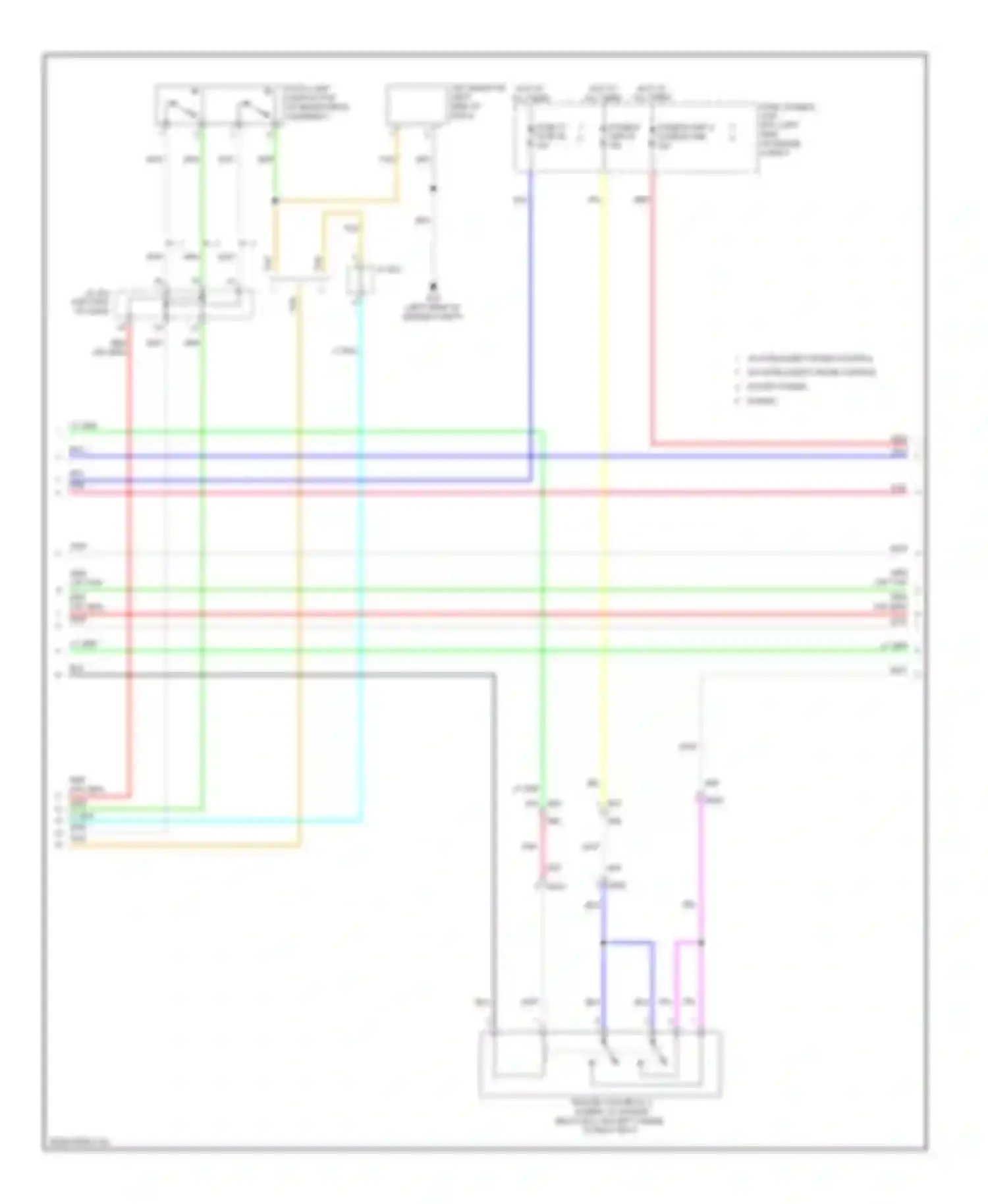 Wiring diagram fusible link g fusible link h for Infiniti QX60 I (2013-2016) (2 of 2)