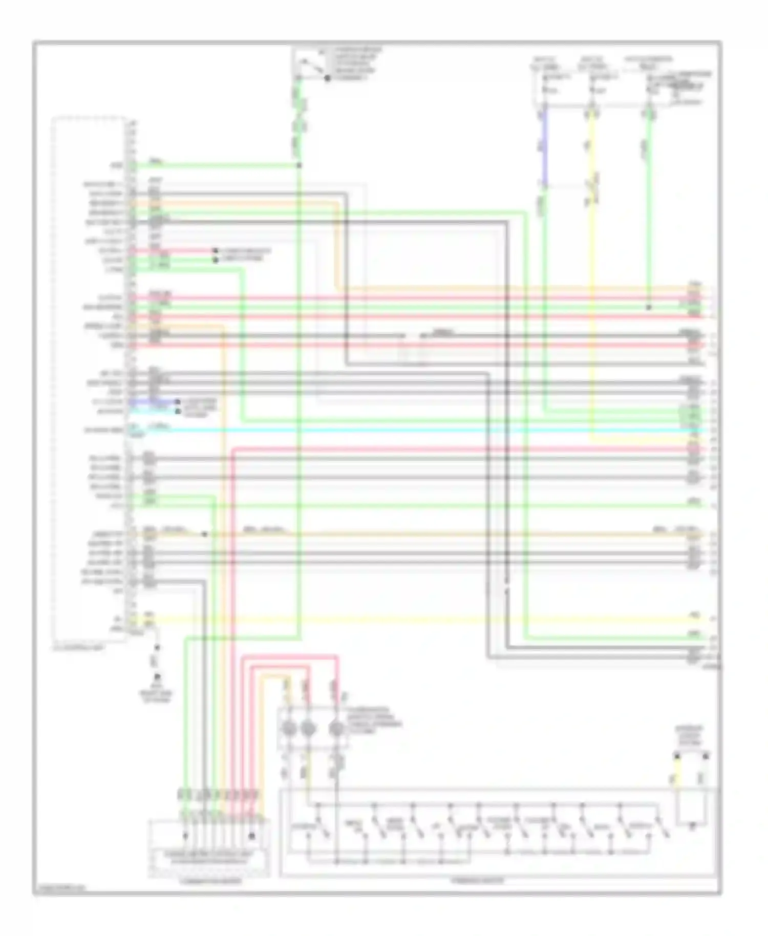 Wiring diagram hot at all times fuse 11 for Infiniti QX60 I (2013-2016) (1 of 2)