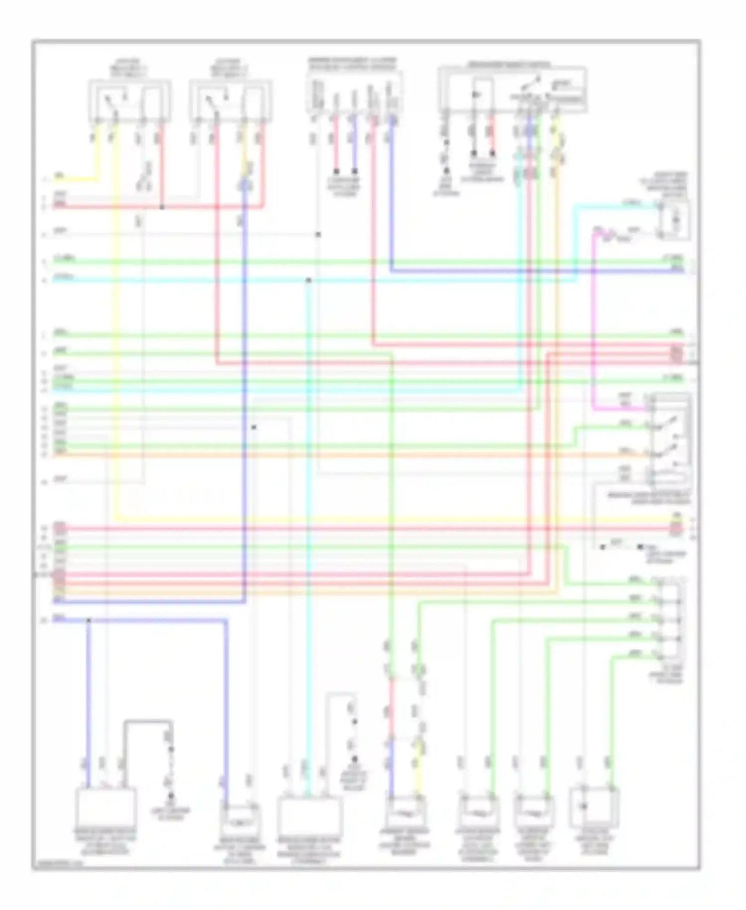 Wiring diagram ign usm out 1 for Infiniti QX60 I (2013-2016) (1 of 4)