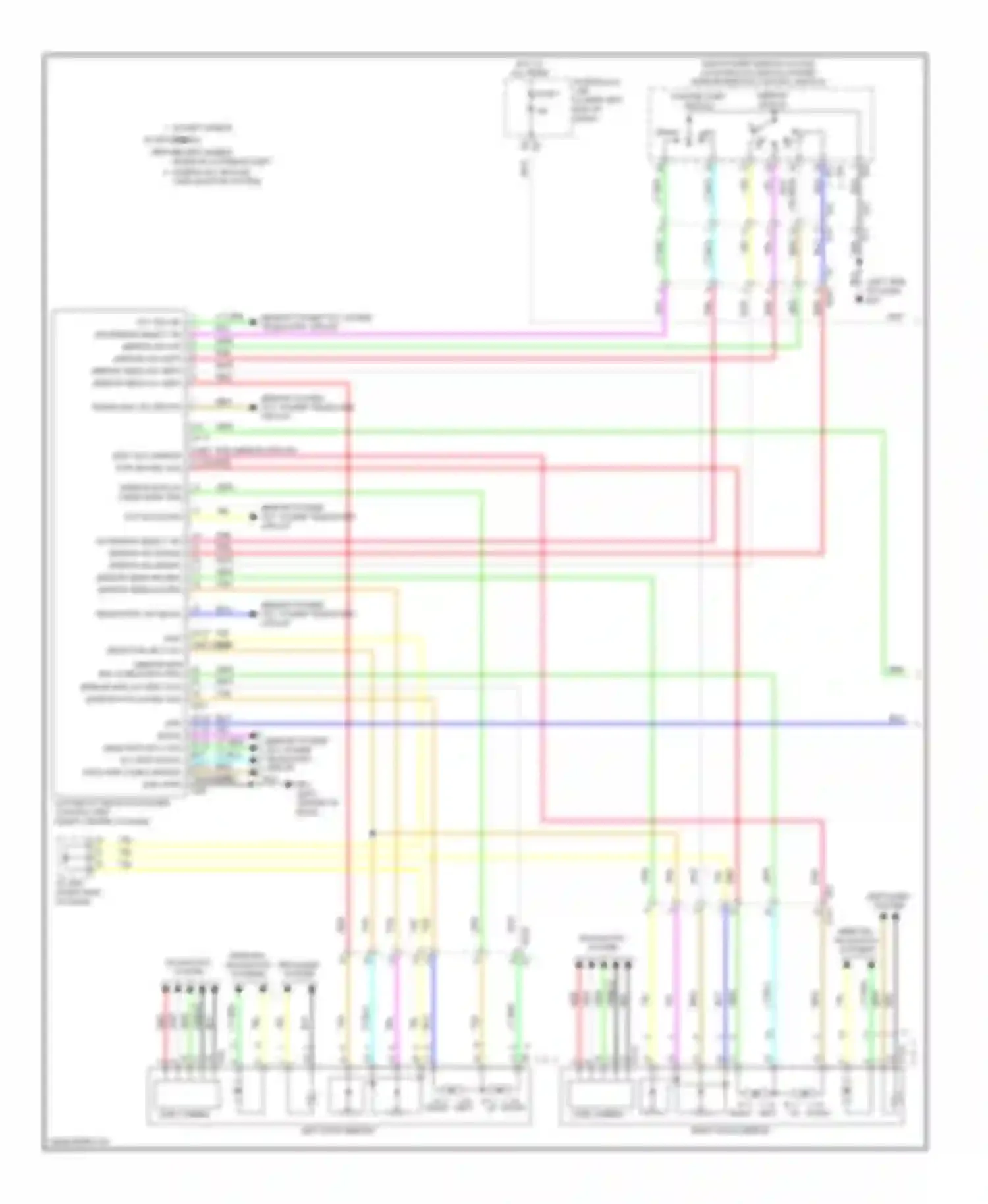 Wiring diagram left right for Infiniti QX60 I (2013-2016) (1 of 1)