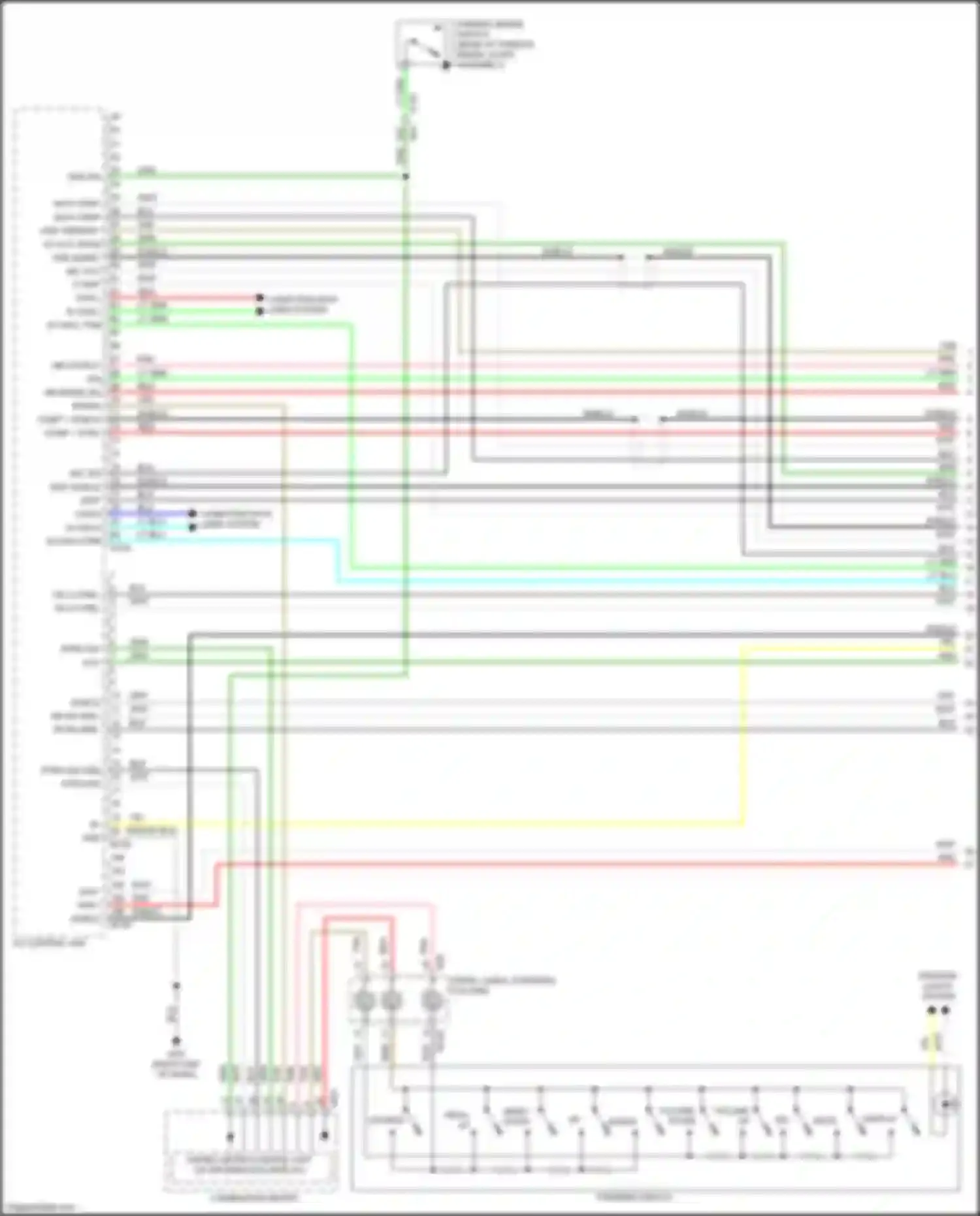 Wiring diagram menu vr down for Infiniti QX60 I (2013-2016) (4 of 8)