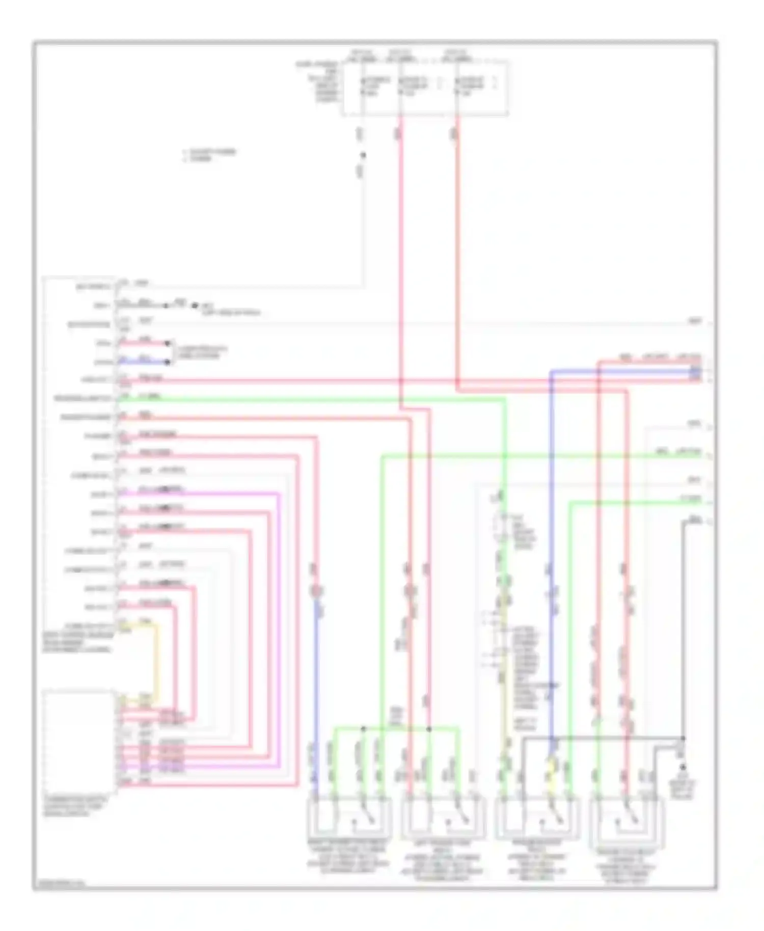 Wiring diagram pnk combi sw in 1 for Infiniti QX60 I (2013-2016) (1 of 1)