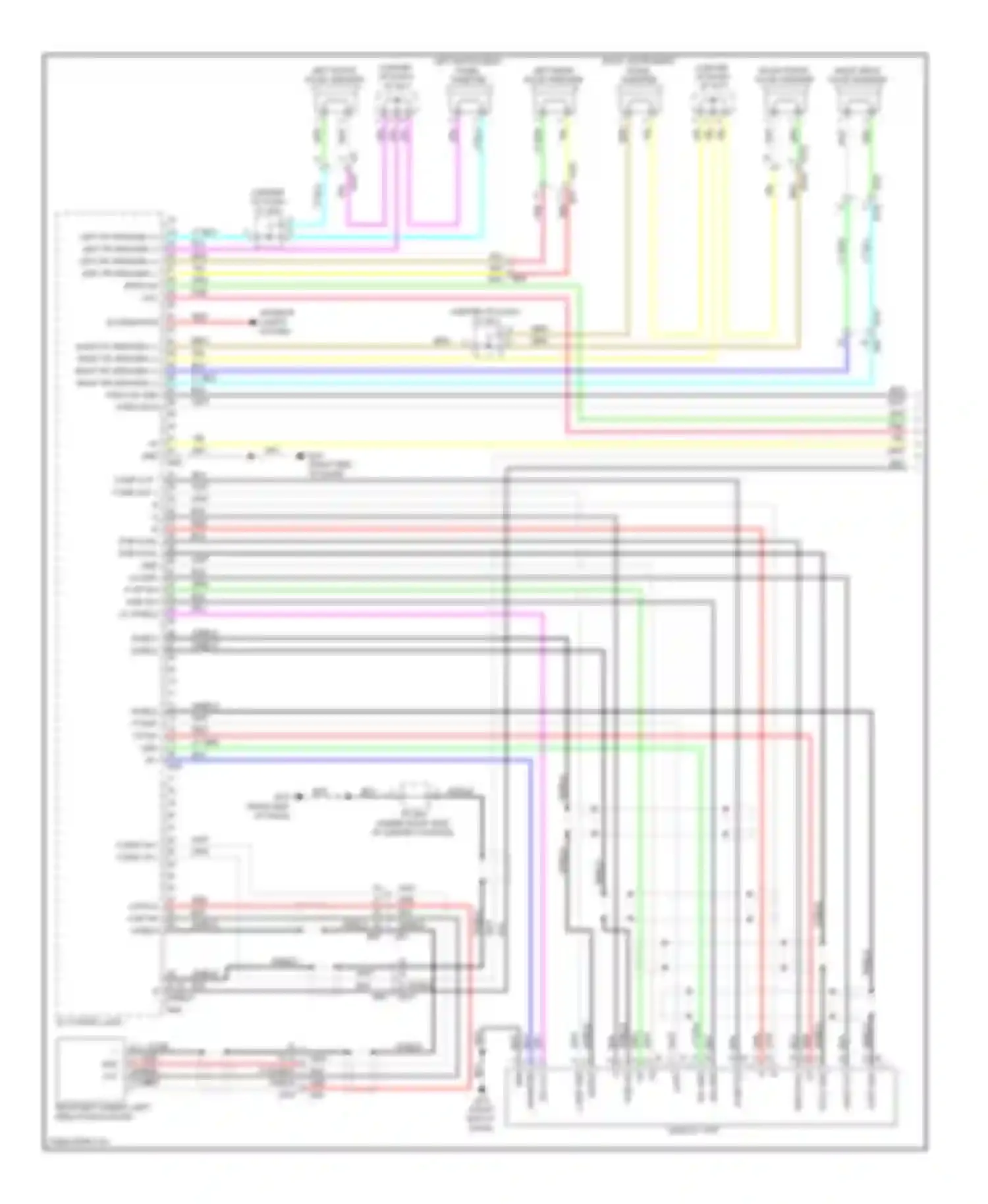 Wiring diagram rgb sig for Infiniti QX60 I (2013-2016) (1 of 4)