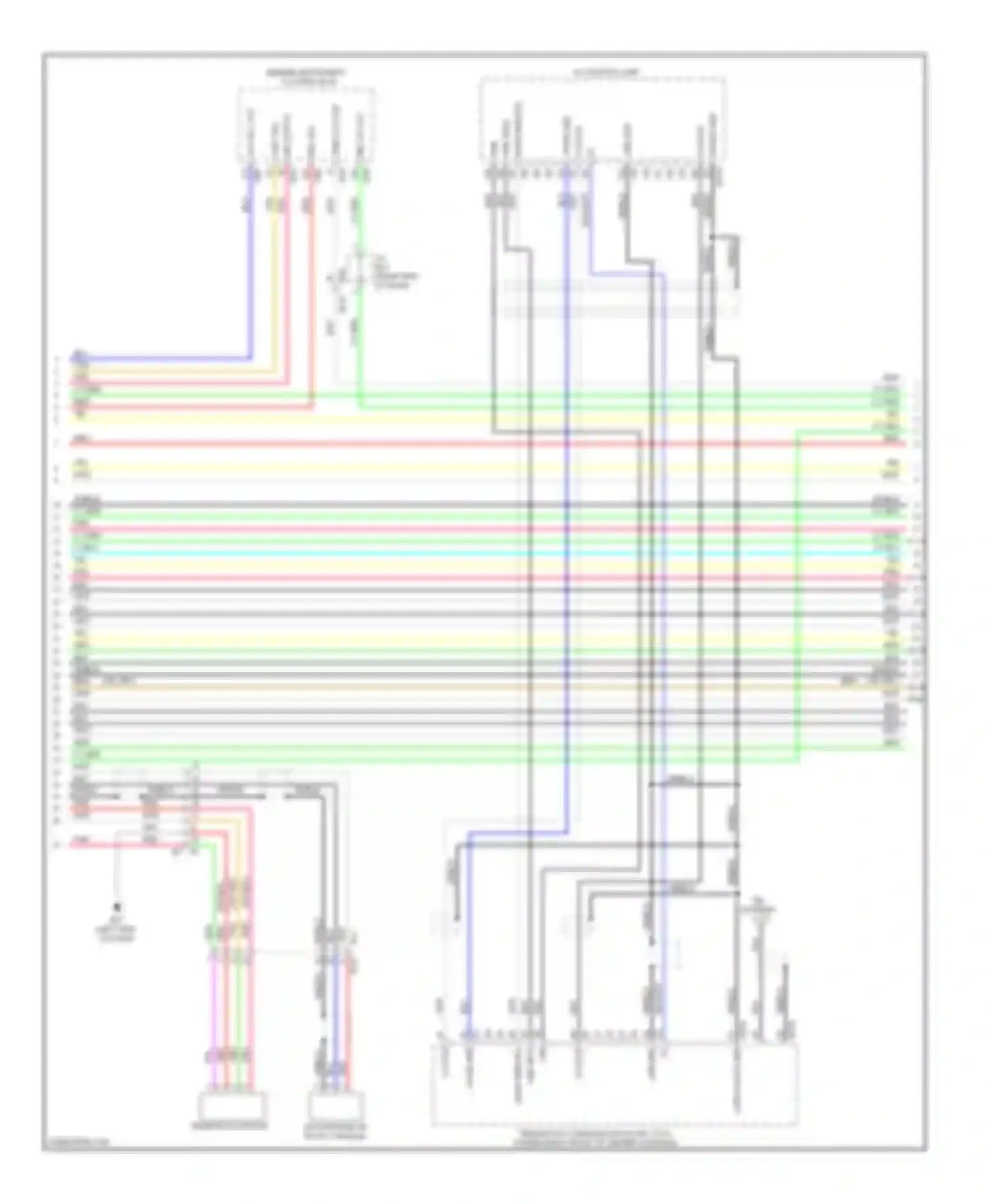 Wiring diagram right end of dash) for Infiniti QX60 I (2013-2016) (155 of 164)