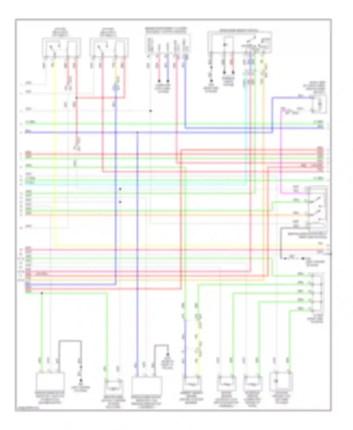 Wiring diagram right end of dash) for Infiniti QX60 I (2013-2016) (5 of 164)