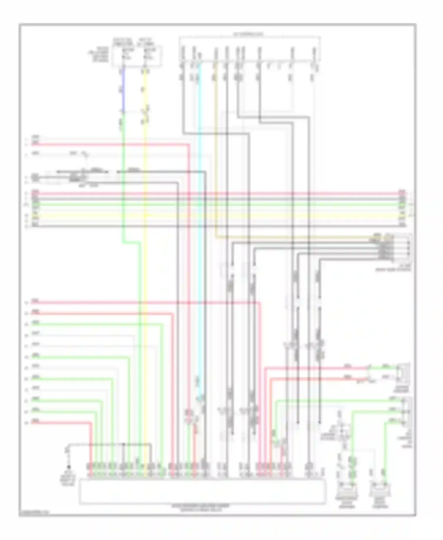 Wiring diagram right front tweeter for Infiniti QX60 I (2013-2016) (15 of 18)