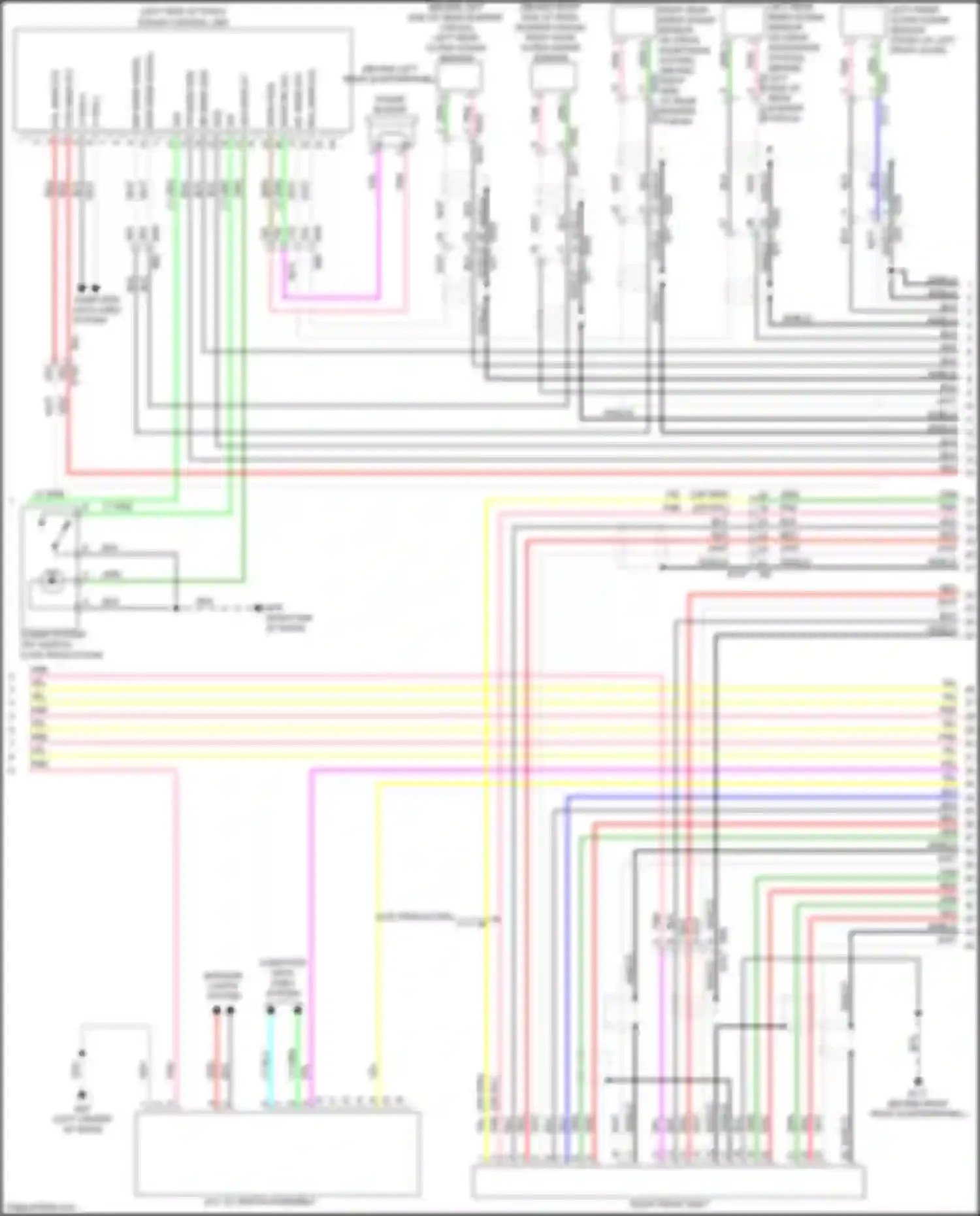 Wiring diagram rol snsr sig for Infiniti QX60 I (2013-2016) (2 of 16)