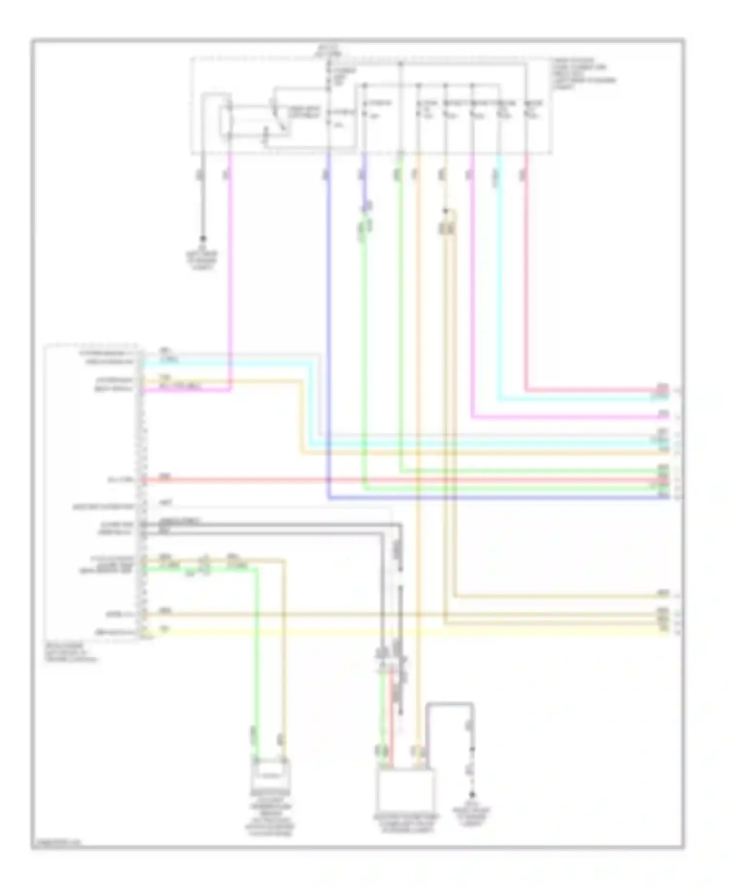 Wiring diagram self shut off relay for Infiniti QX60 I (2013-2016) (2 of 2)