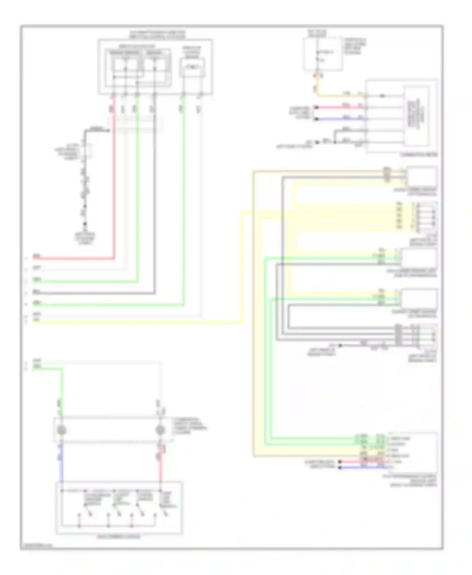 Wiring diagram sensor 1 for Infiniti QX60 I (2013-2016) (2 of 5)