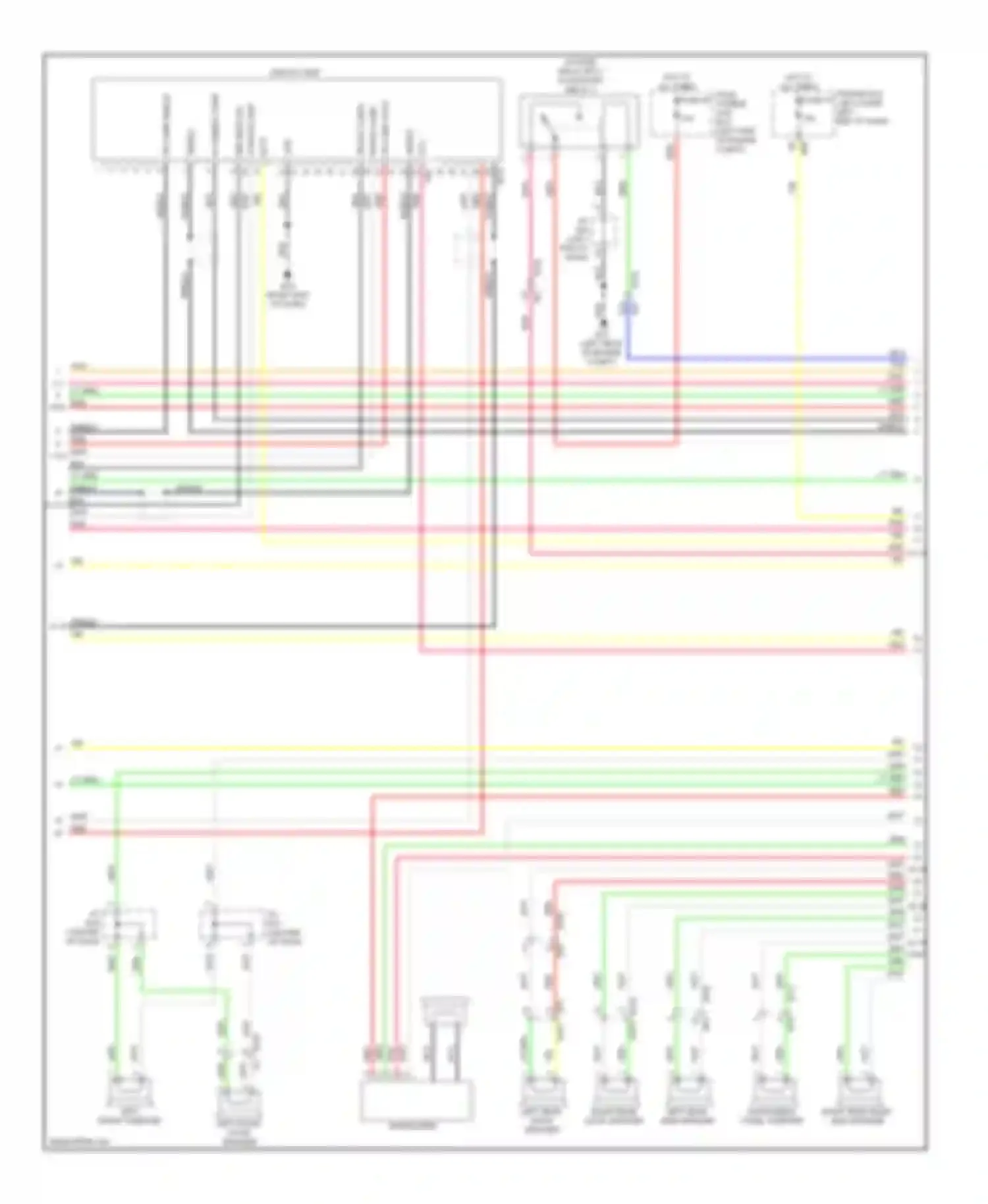 Wiring diagram shield 15 16 for Infiniti QX60 I (2013-2016) (2 of 4)