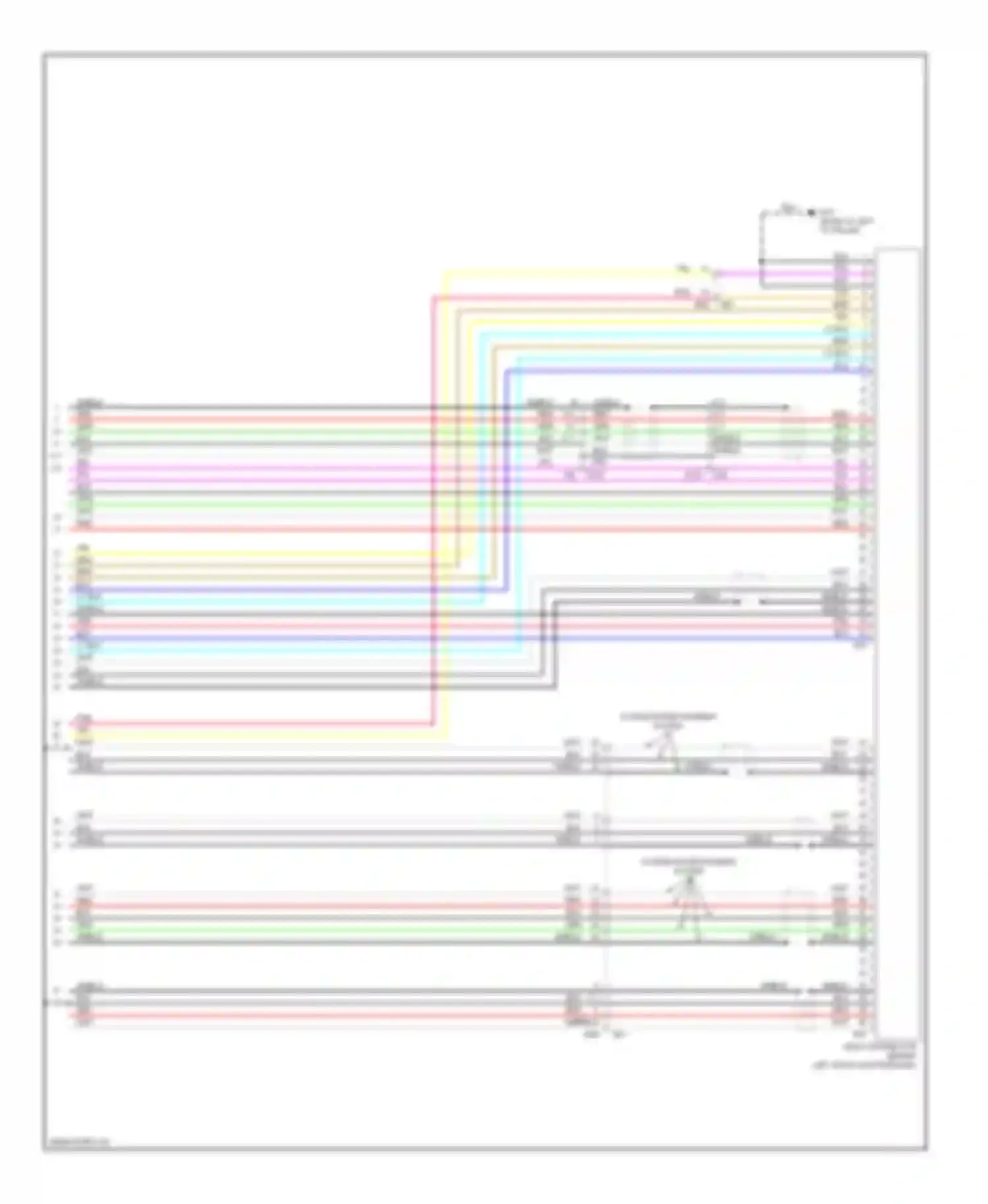 Wiring diagram shield 9 8 12 11 7 for Infiniti QX60 I (2013-2016) (1 of 2)