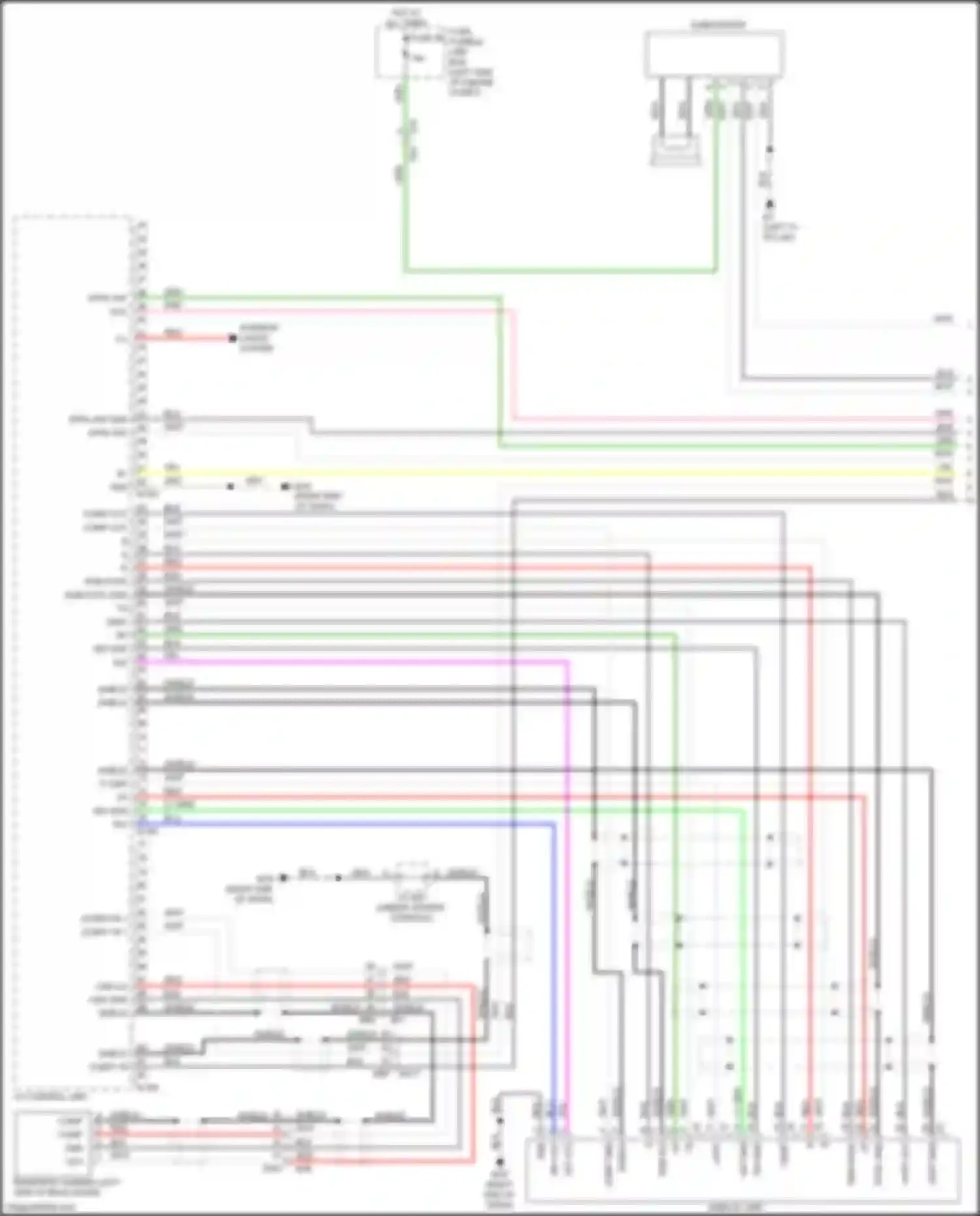 Wiring diagram sig vc for Infiniti QX60 I (2013-2016) (1 of 1)