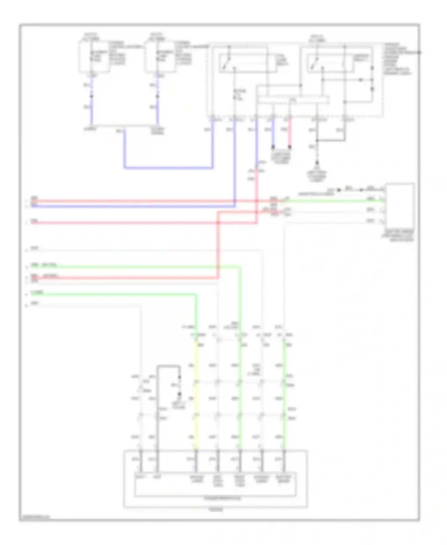 Wiring diagram tail lamp relay for Infiniti QX60 I (2013-2016) (4 of 4)