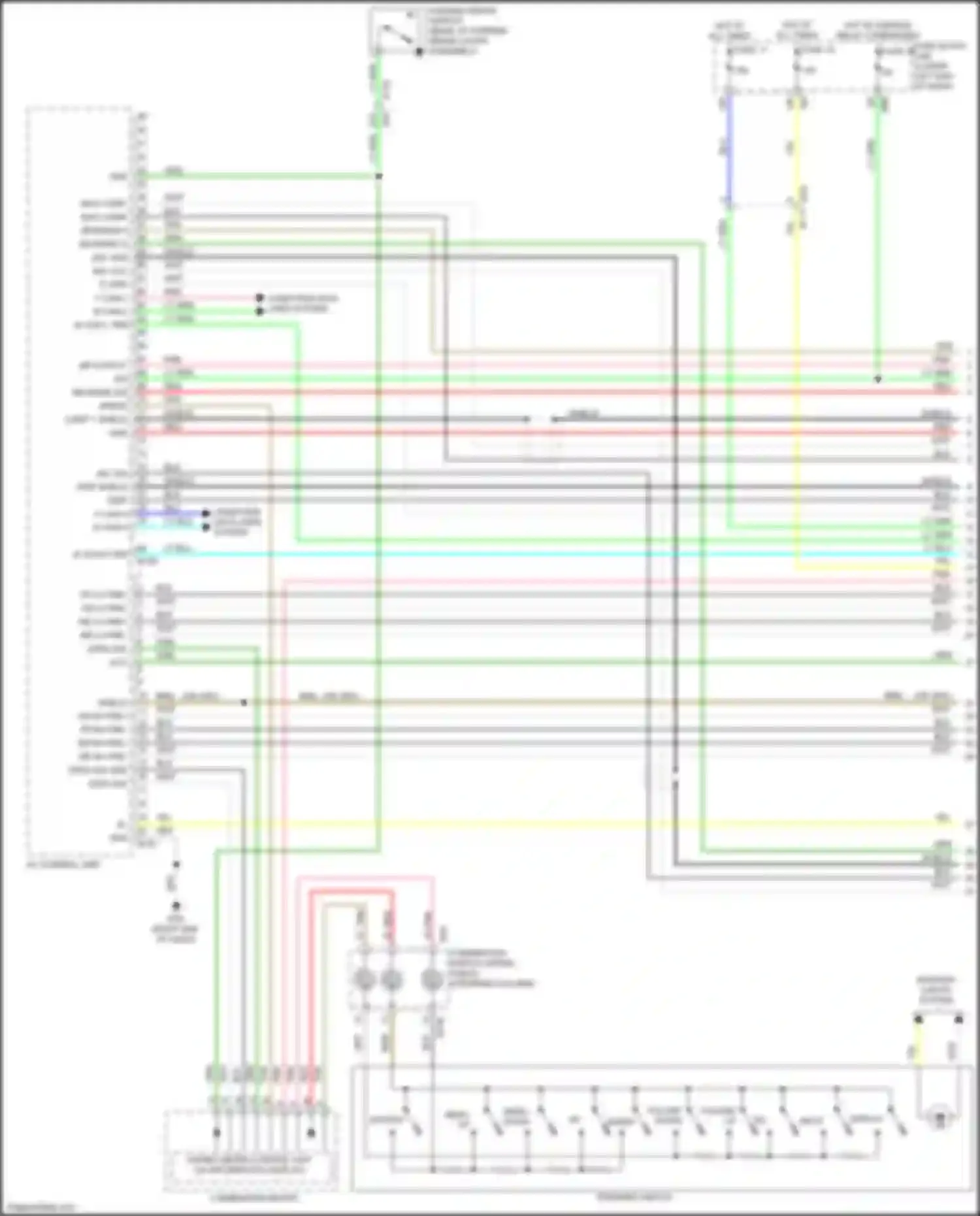 Wiring diagram volume volume down up for Infiniti QX60 I (2013-2016) (2 of 3)