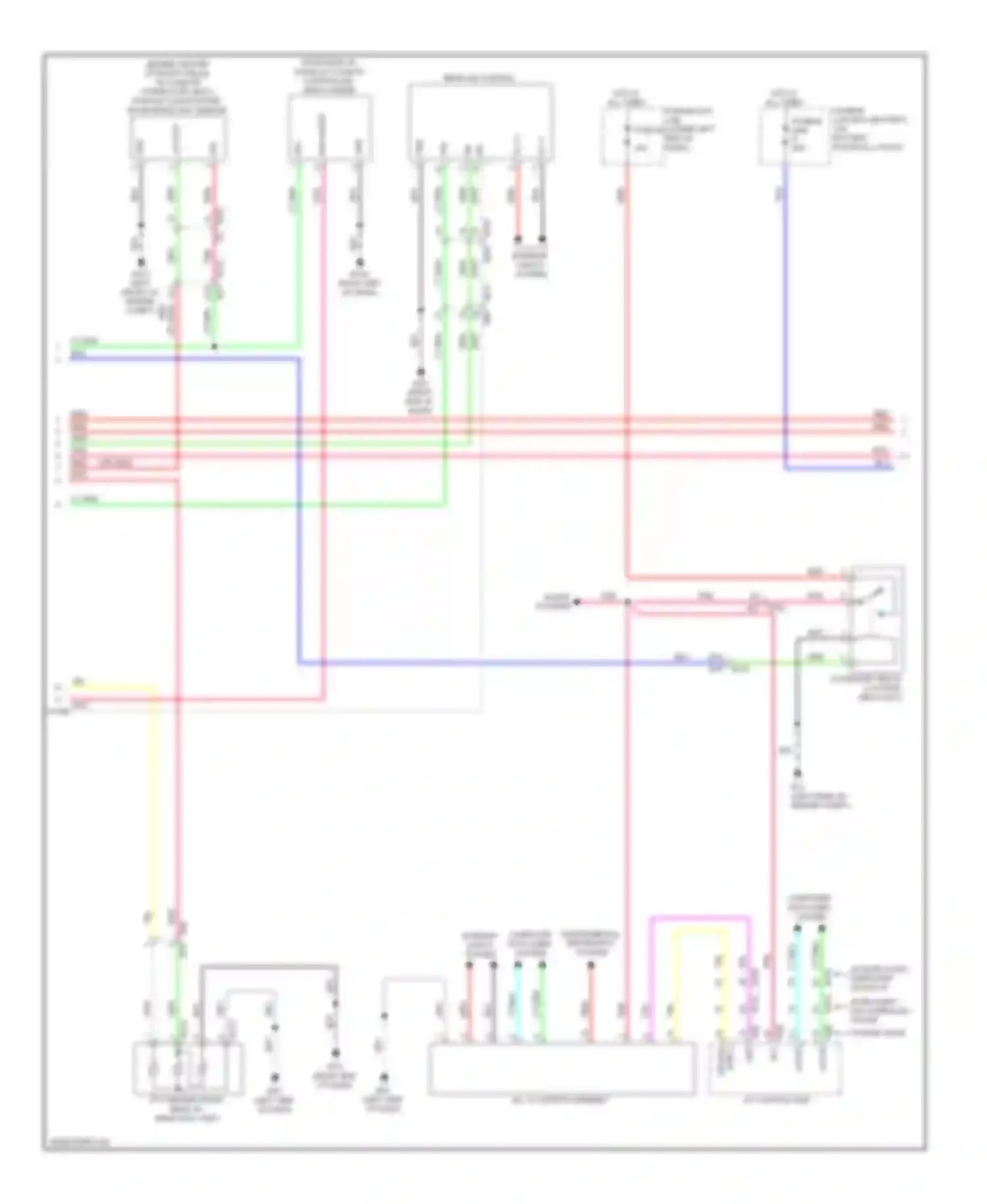 Wiring diagram w/ base audio for Infiniti QX60 I (2013-2016) (2 of 2)