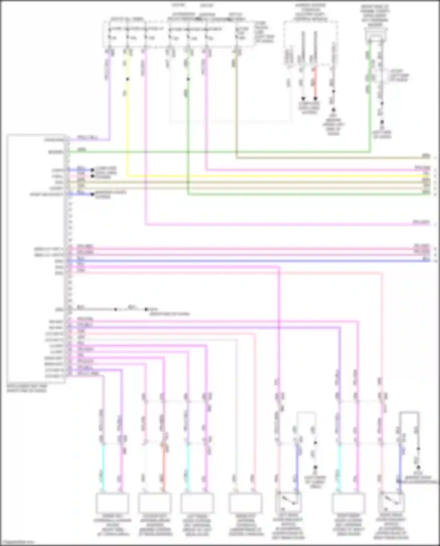 QX60 Infiniti II (2021-2024): Forced entry circuit (1 of 3)